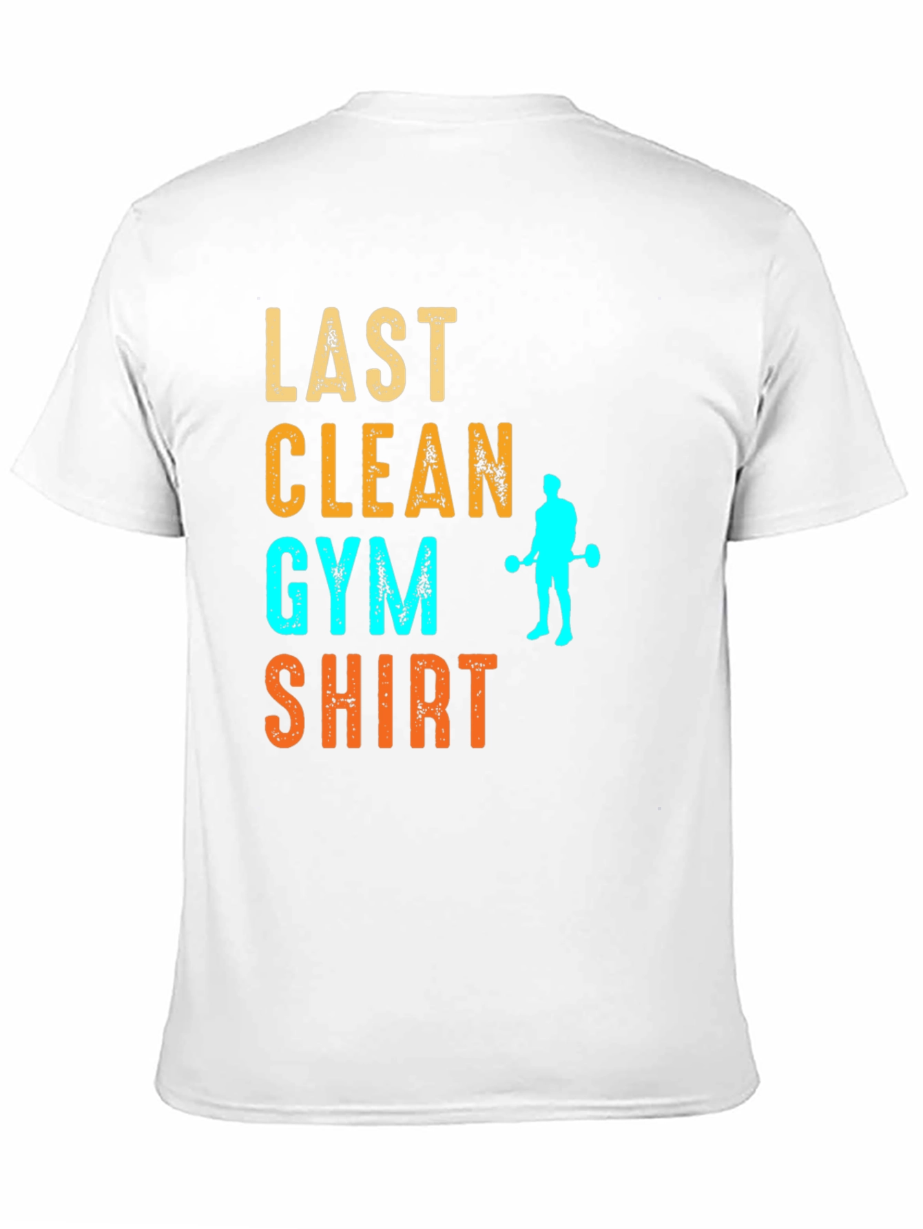 Black Last Clean Gym Shirt Funny Workout Tee view 11