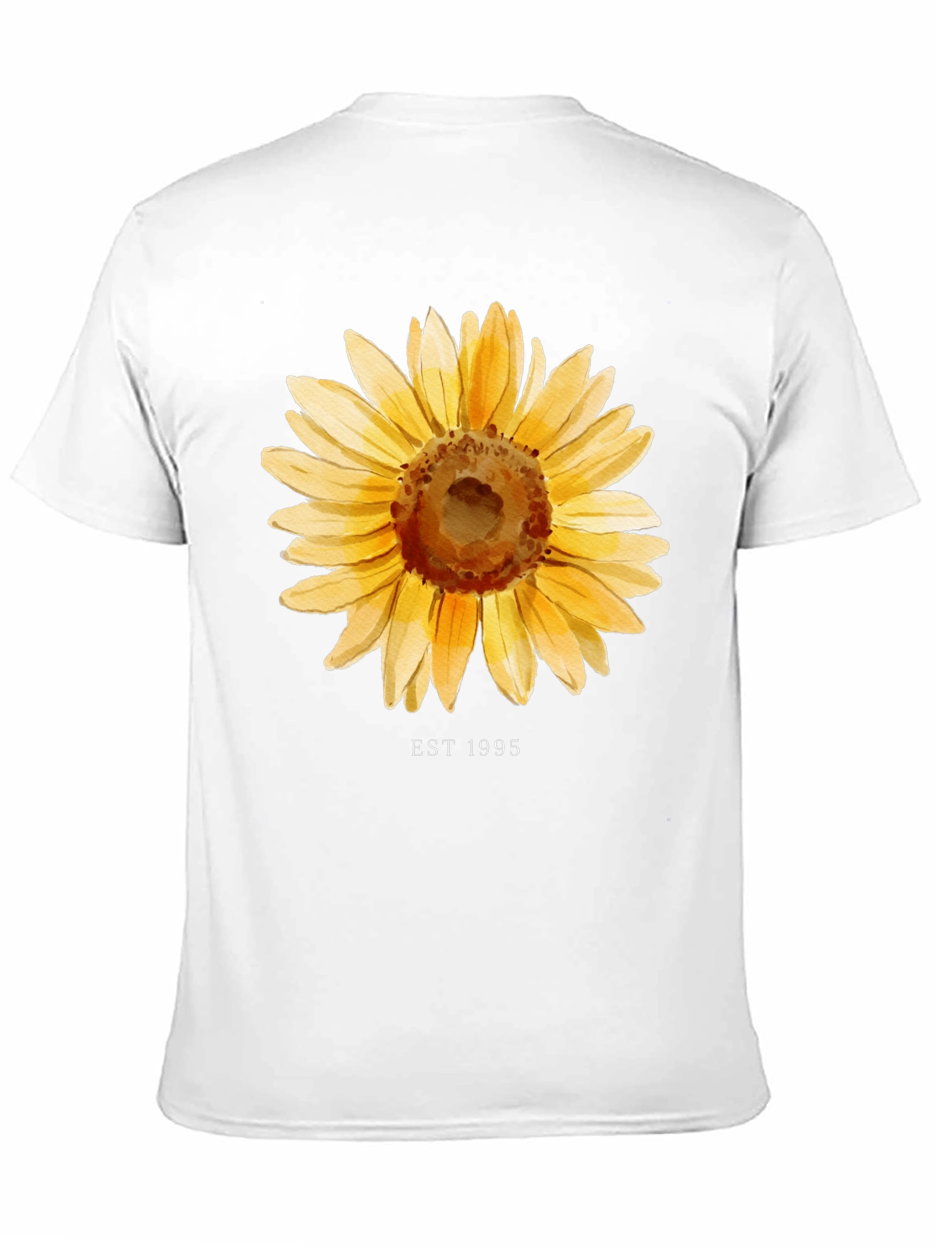 Black Sunflower EST 1995 Black T-Shirt view 11