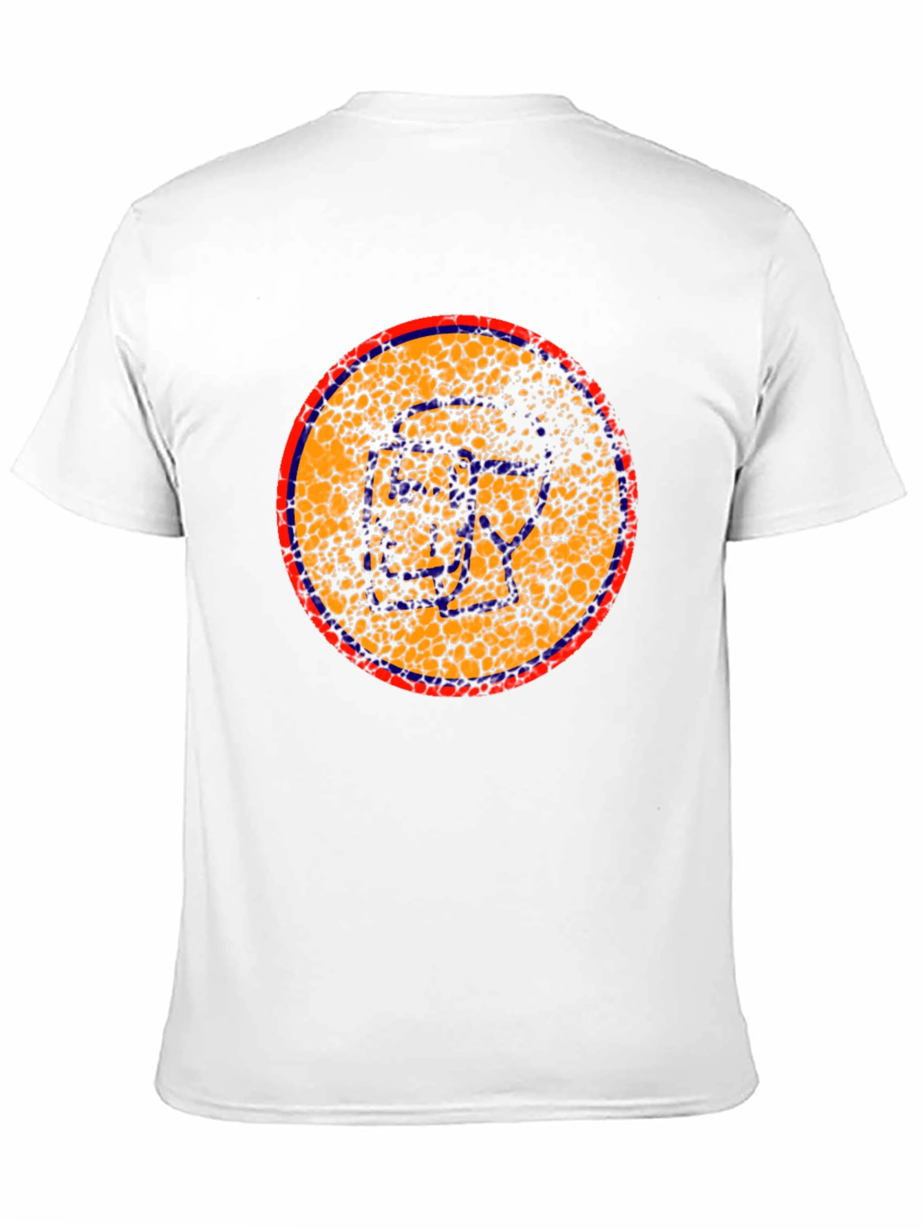 Black Abstract Circle Graphic Black T-Shirt view 11