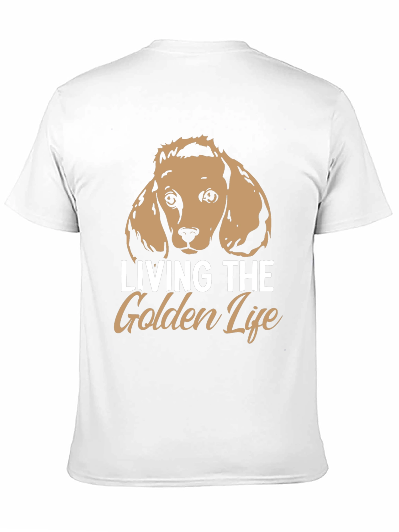 Black Living the Golden Life T-Shirt view 11