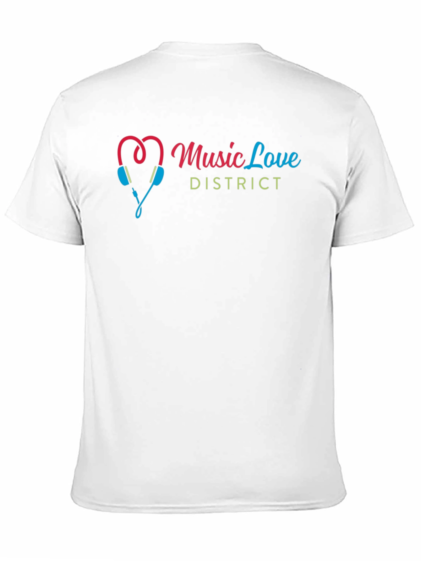 Black Music Love District Graphic T-Shirt view 11