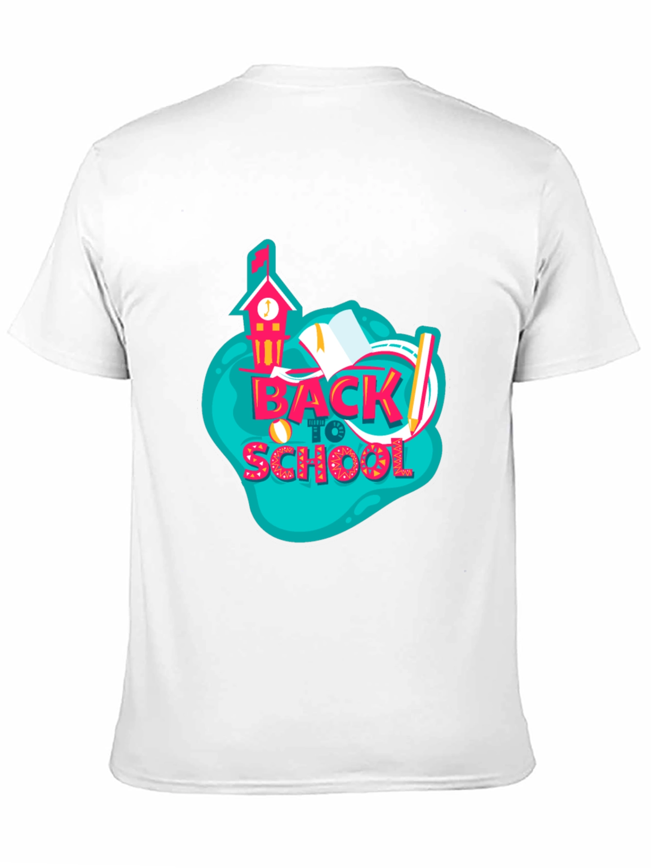 Black Back to School Graphic Black T-Shirt view 11