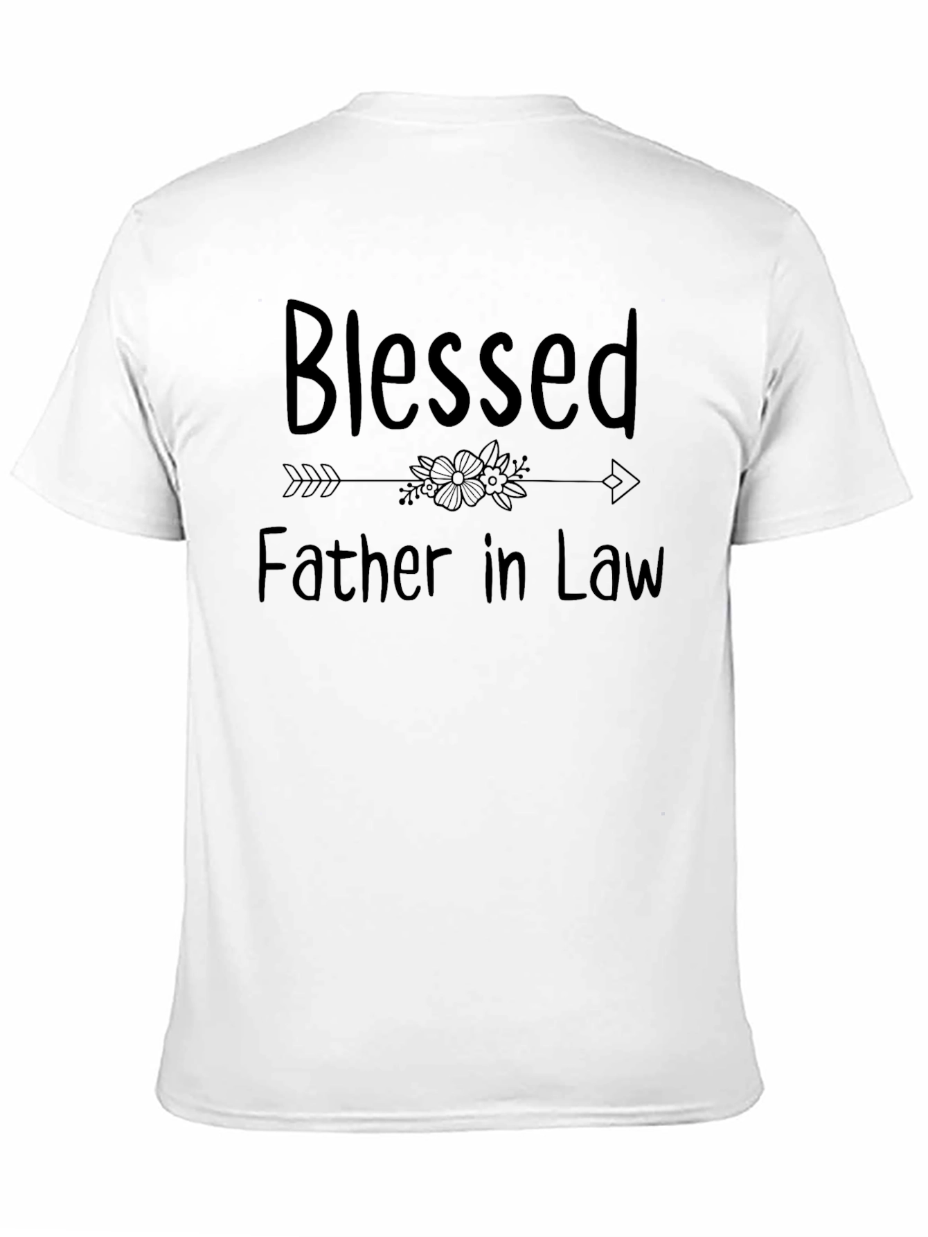 Black Blessed Father-in-Law Graphic T-Shirt view 11