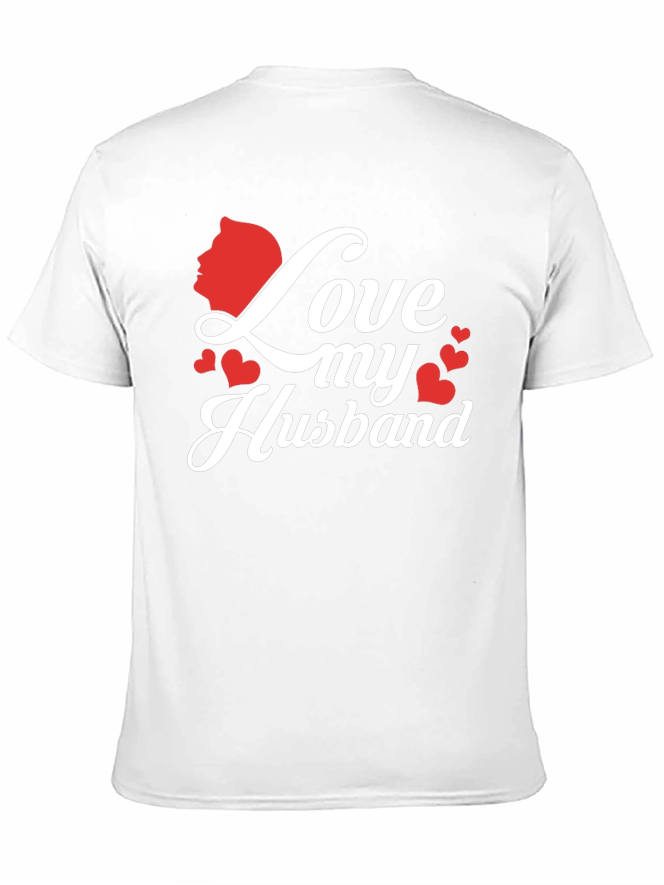 Black Love My Husband Graphic Tee - Black view 11