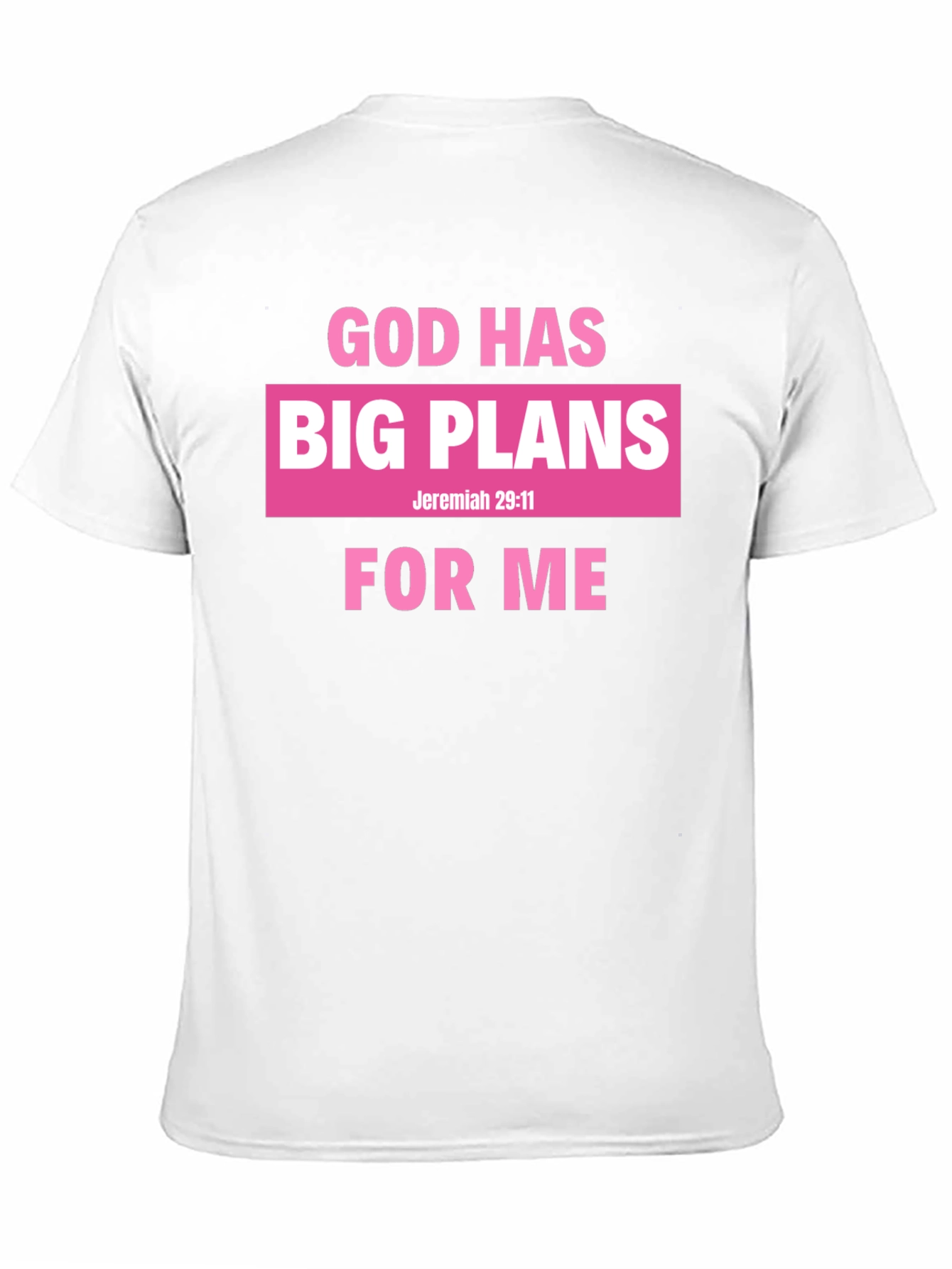 Black God Has Big Plans for Me Black T-Shirt view 11