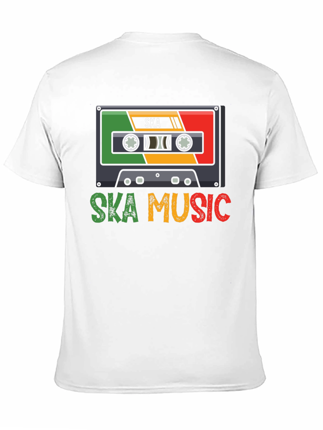 Black Ska Music Cassette T-Shirt view 11