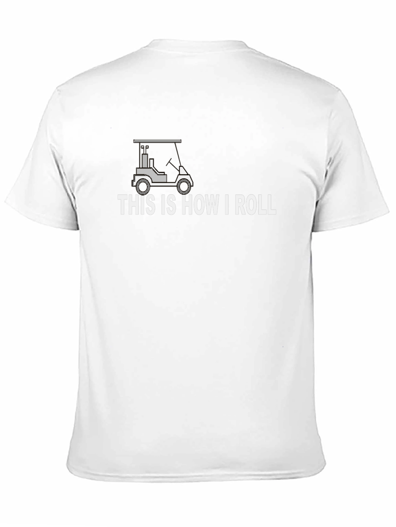 Black This Is How I Roll Golf Cart T-Shirt - Black view 11