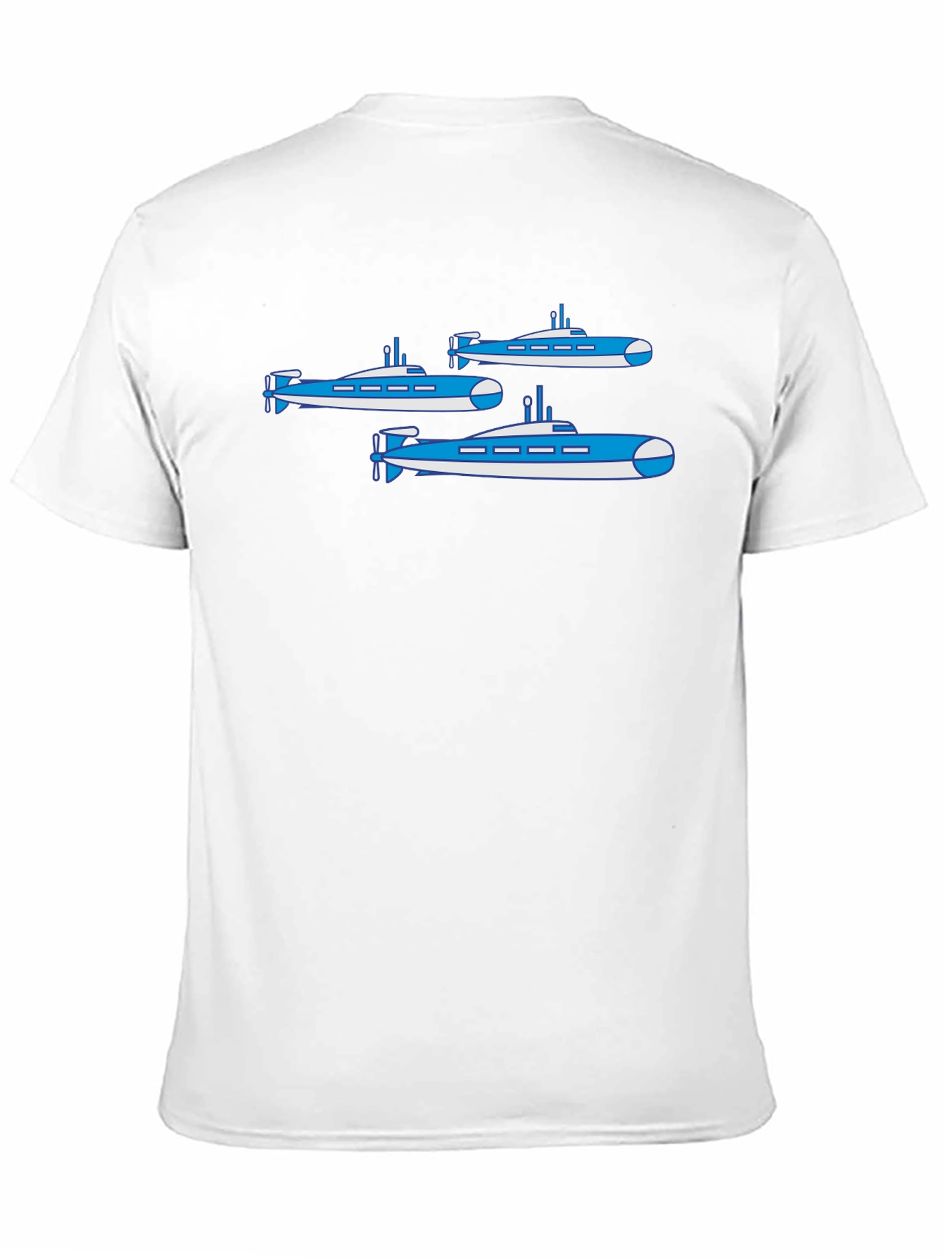Black Submarine T-Shirt - Novelty Graphic Tee view 11