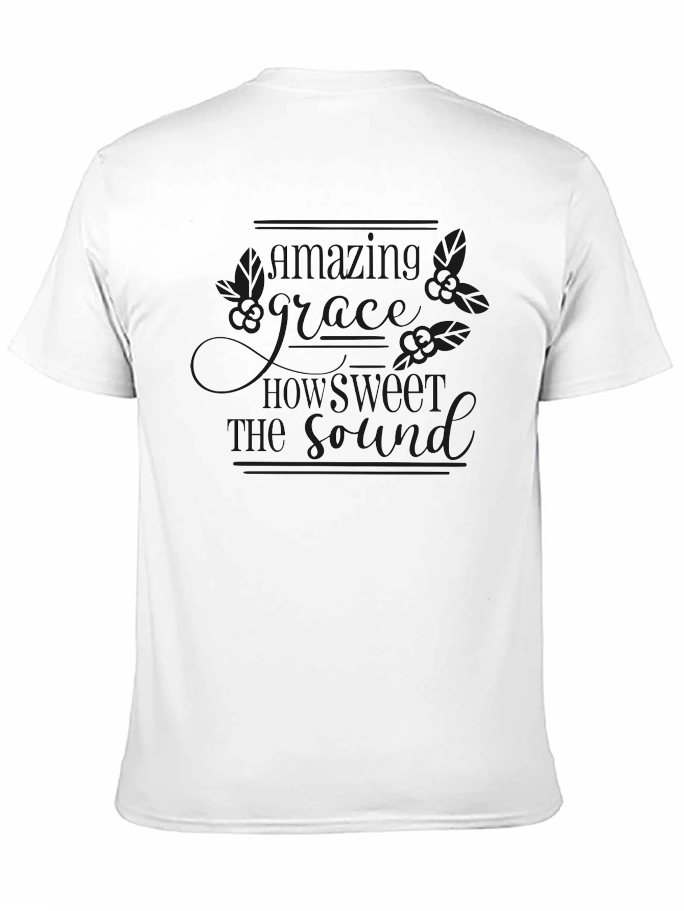 Black Amazing Grace Black Graphic Tee view 11
