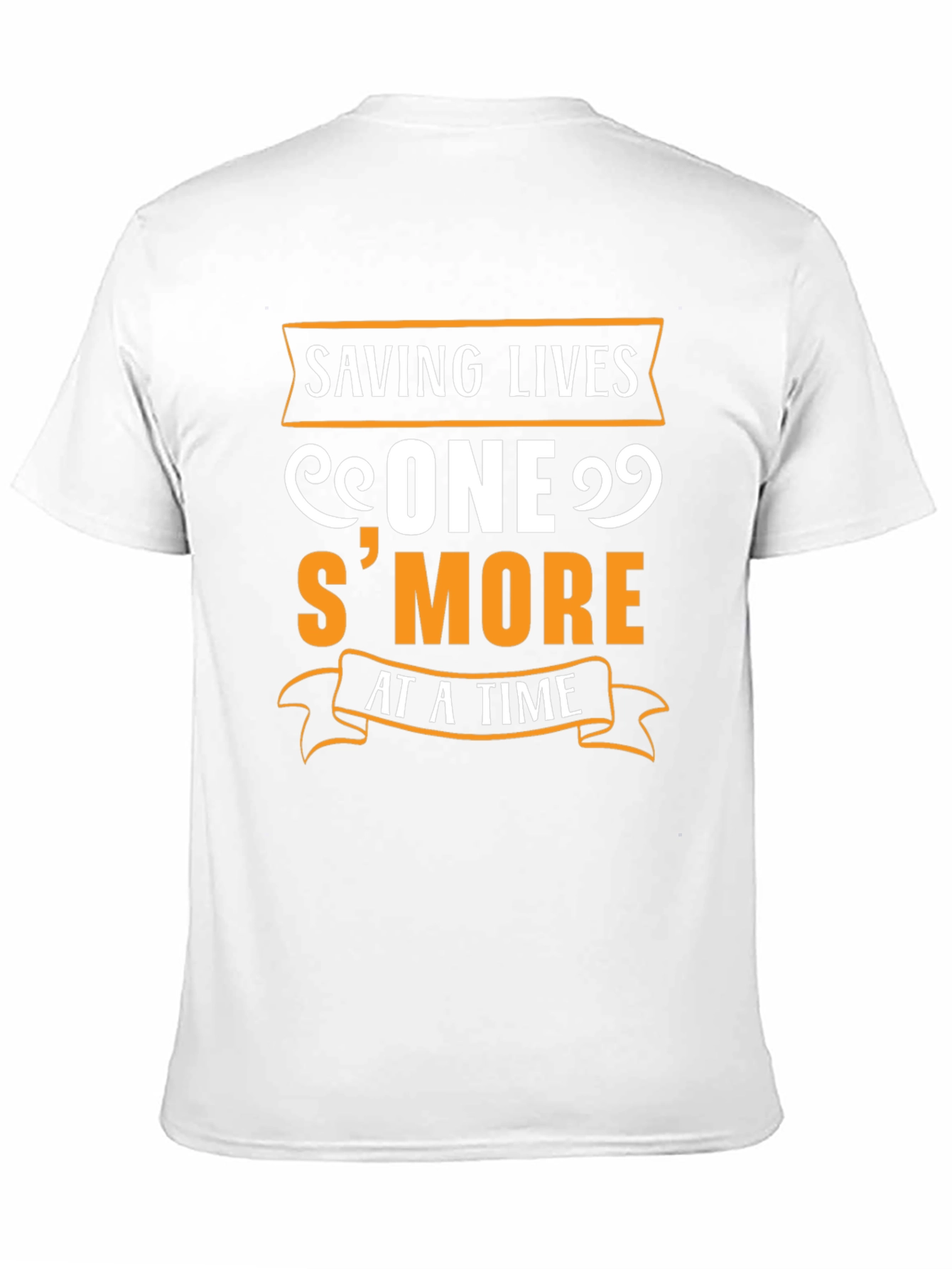 Black Saving Lives S'more Funny T-Shirt view 11