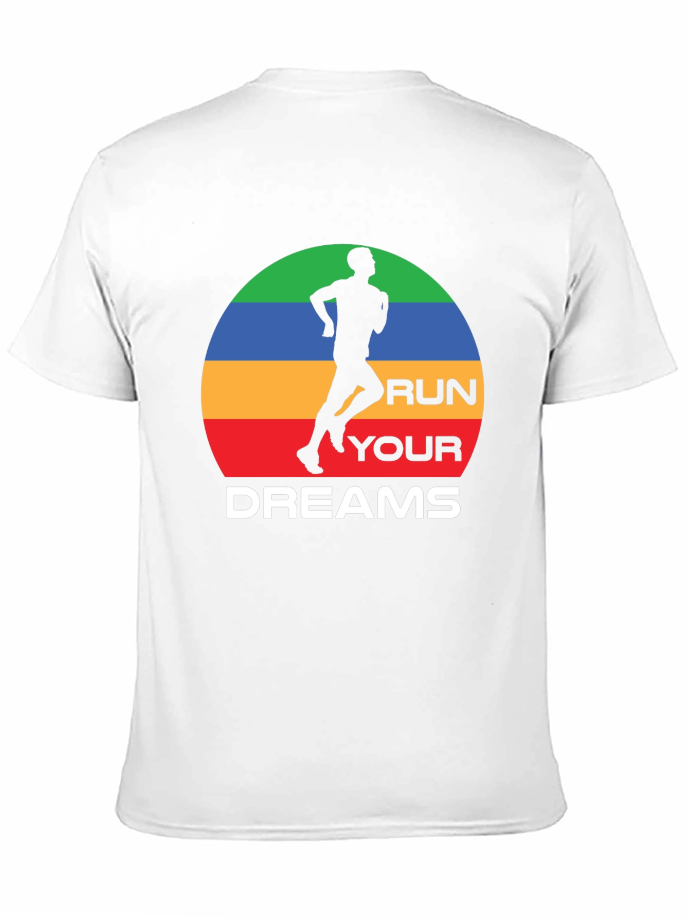 Black Run Your Dreams Graphic T-Shirt view 11
