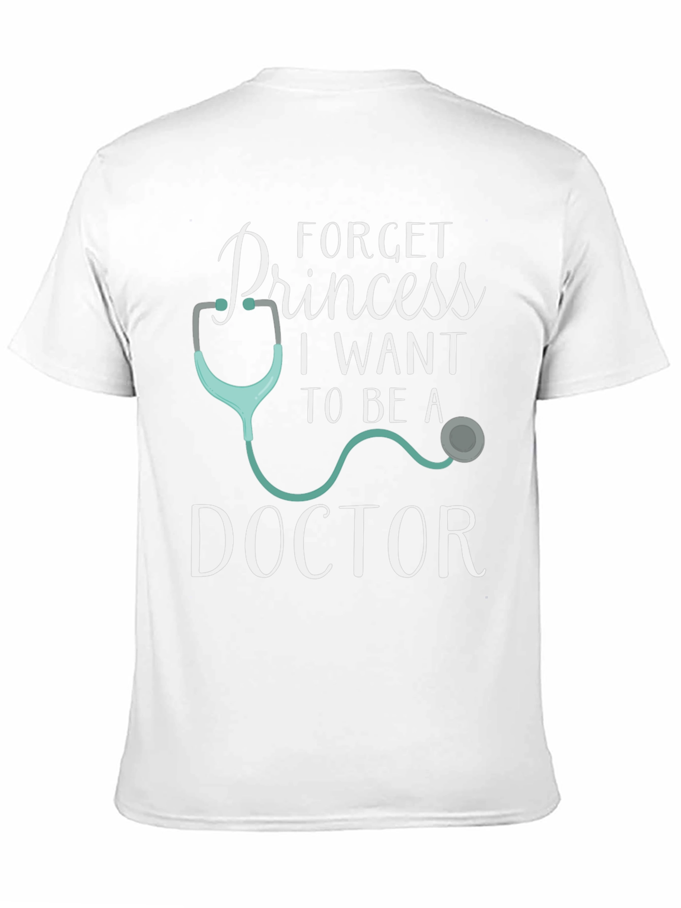 Black Forget Princess Doctor T-Shirt view 11