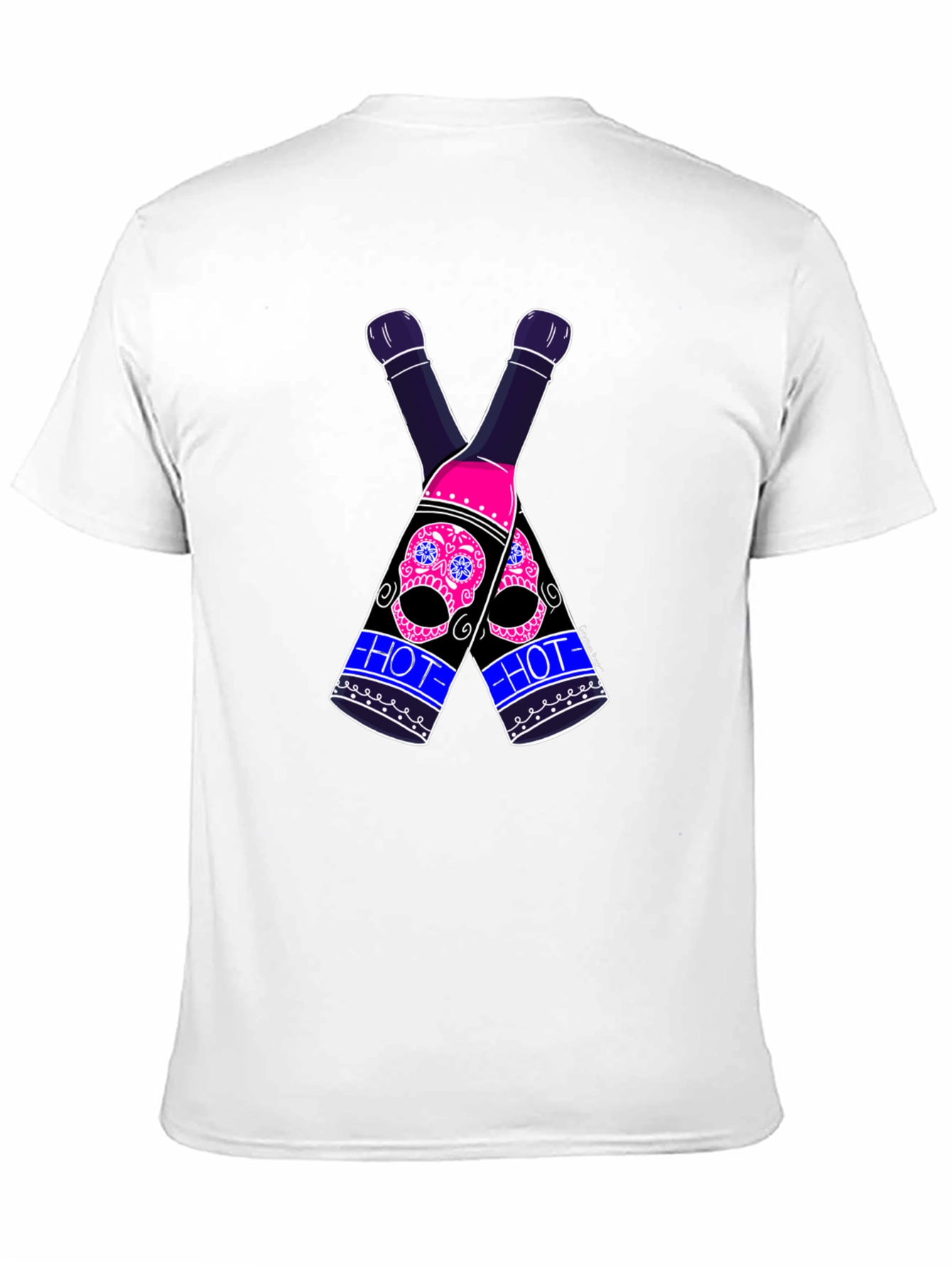 Black Skull Hot Sauce T-Shirt view 11