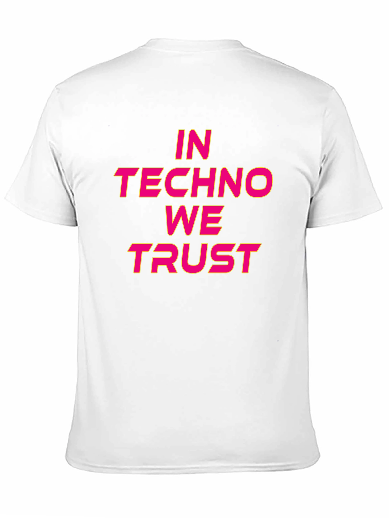 Black In Techno We Trust Black Graphic T-Shirt view 11