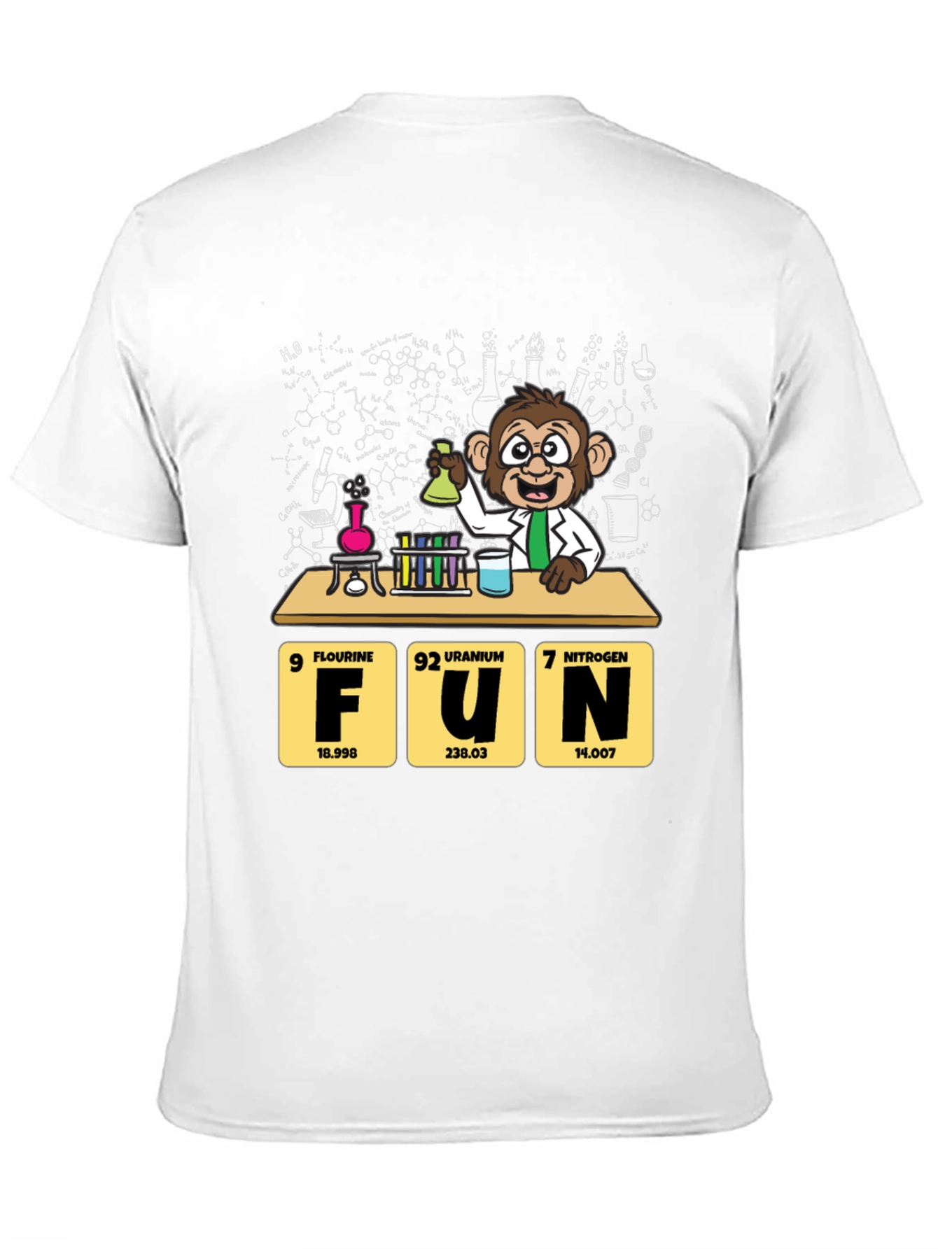 Black Science Monkey FUN T-Shirt view 11