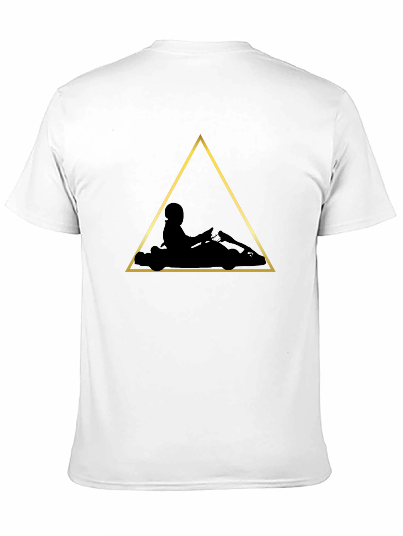 Black Go-Kart Graphic Tee - Black Karting T-Shirt view 11