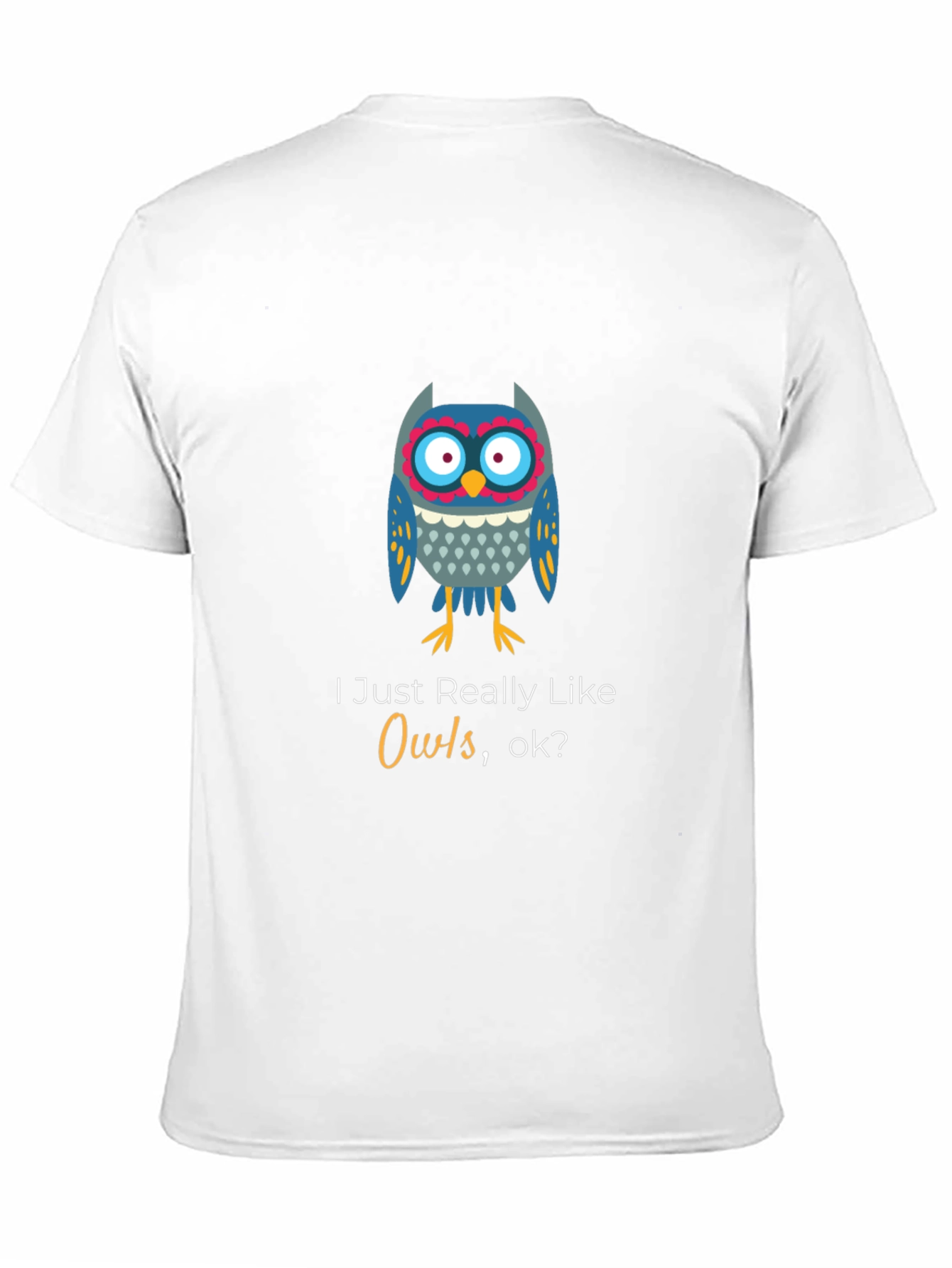 Black Owl Lover Black T-Shirt - Unisex Soft Cotton Tee view 11