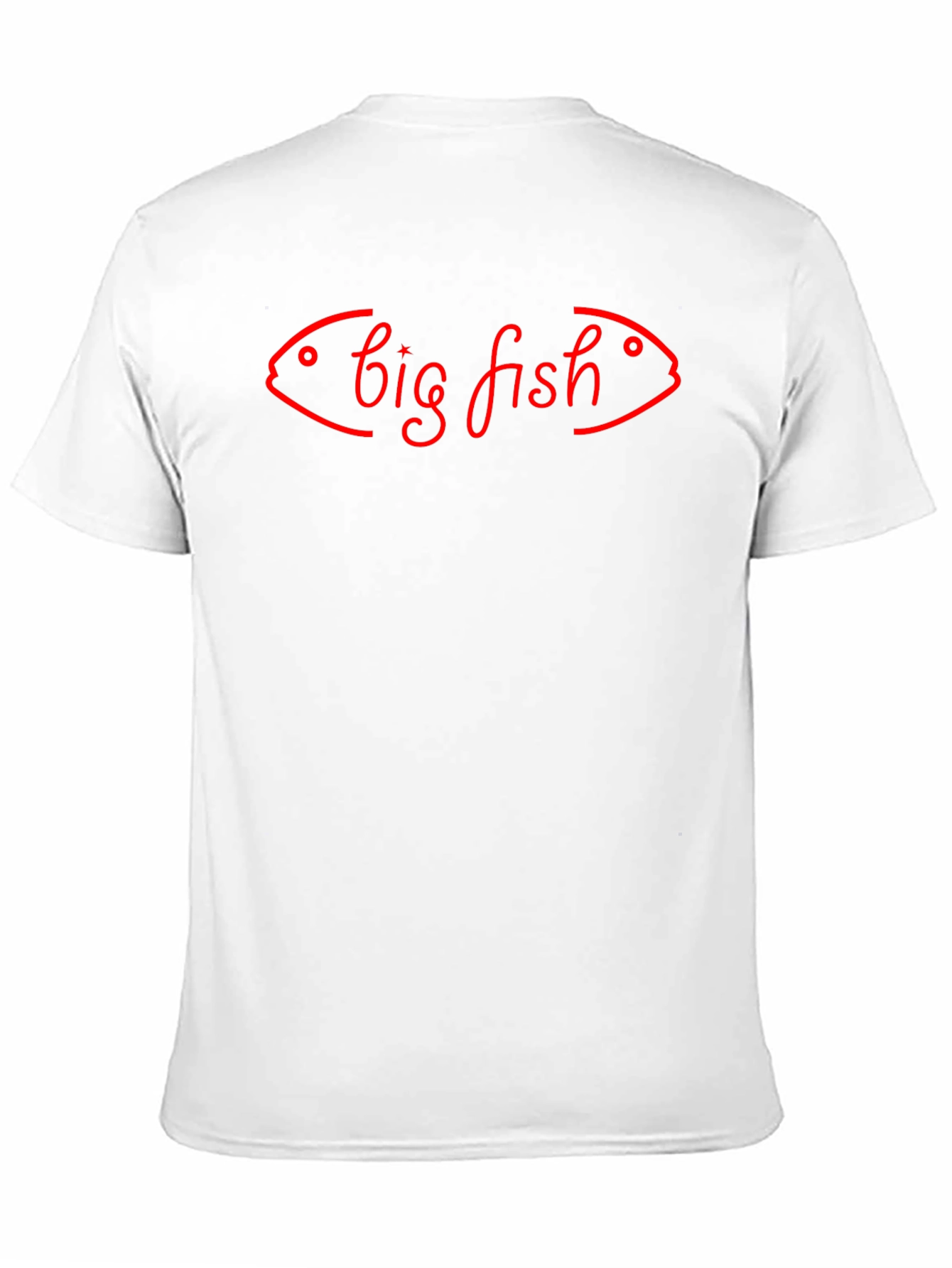 Black Big Fish Graphic Tee - Soft Cotton, Casual Style view 11