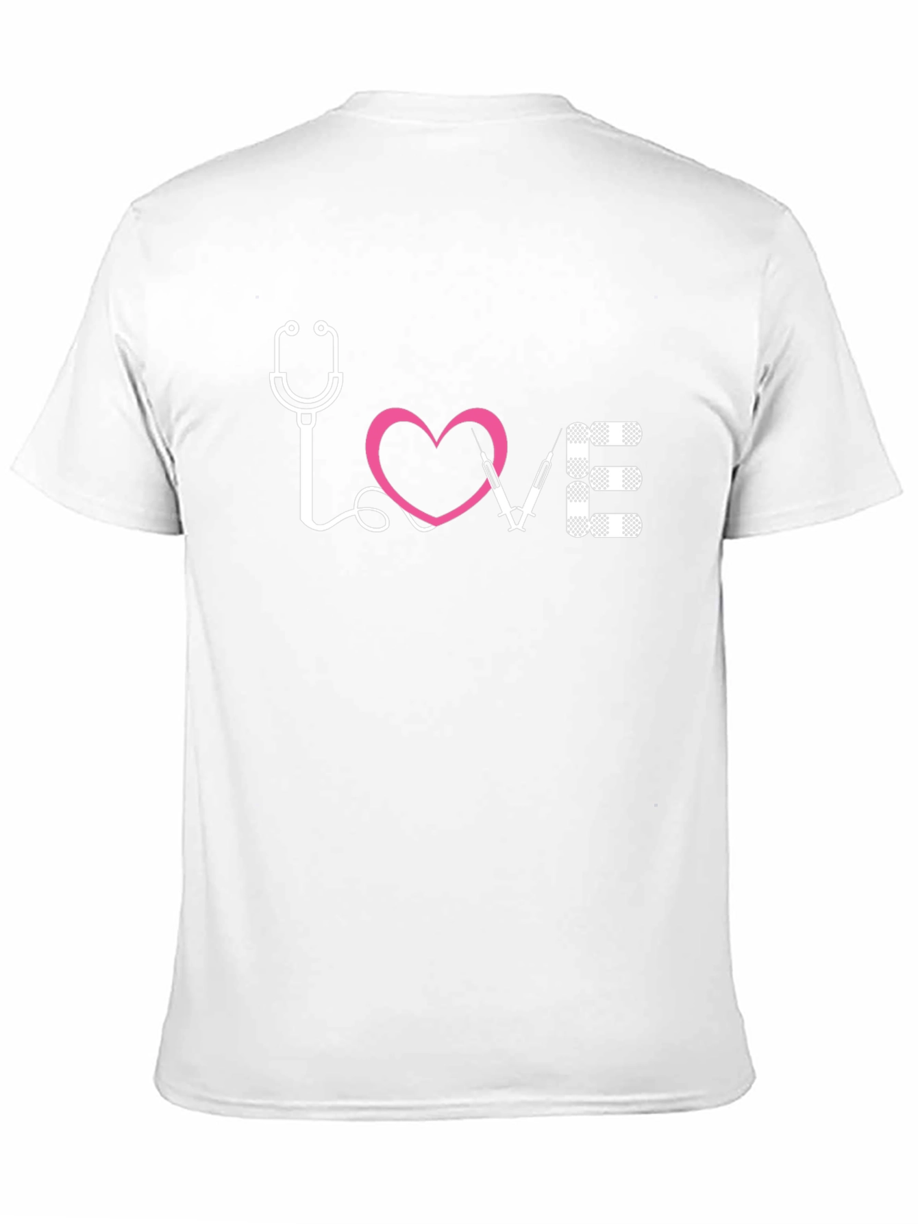 Black Nurse Love Graphic T-Shirt - Black view 11