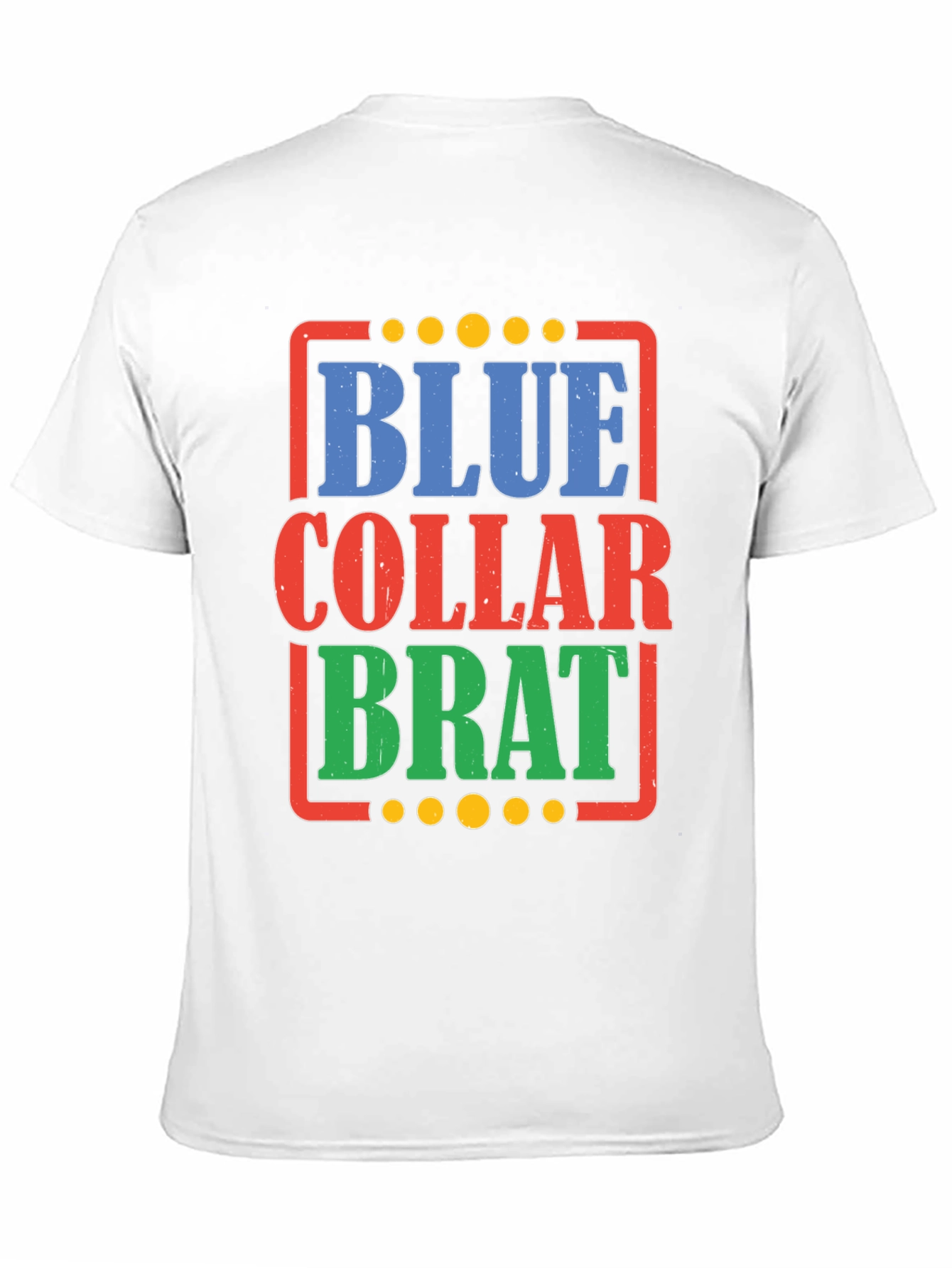 Black Blue Collar Brat Graphic T-Shirt view 11