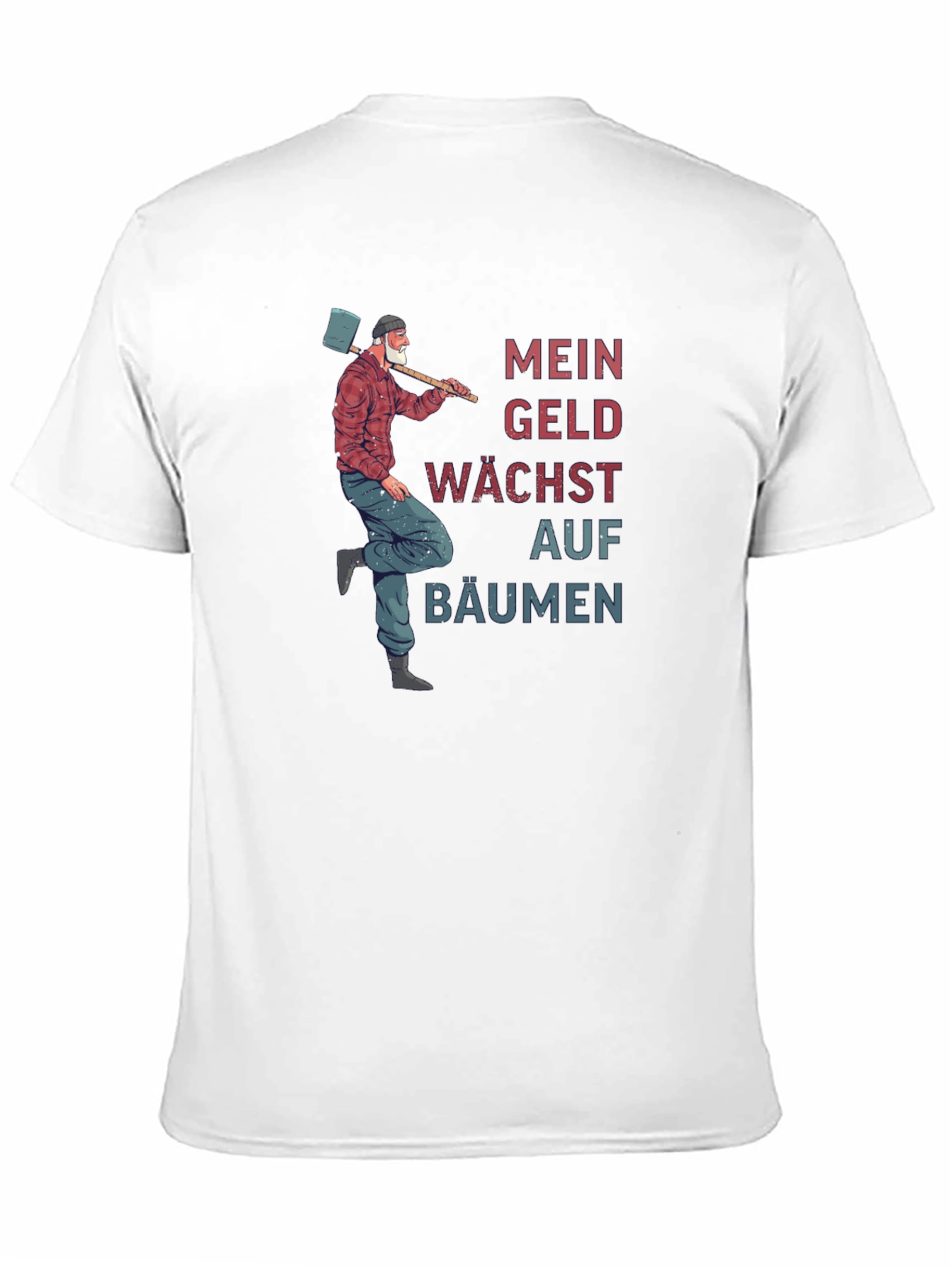 Black Mein Geld Wächst Auf Bäumen T-Shirt view 11
