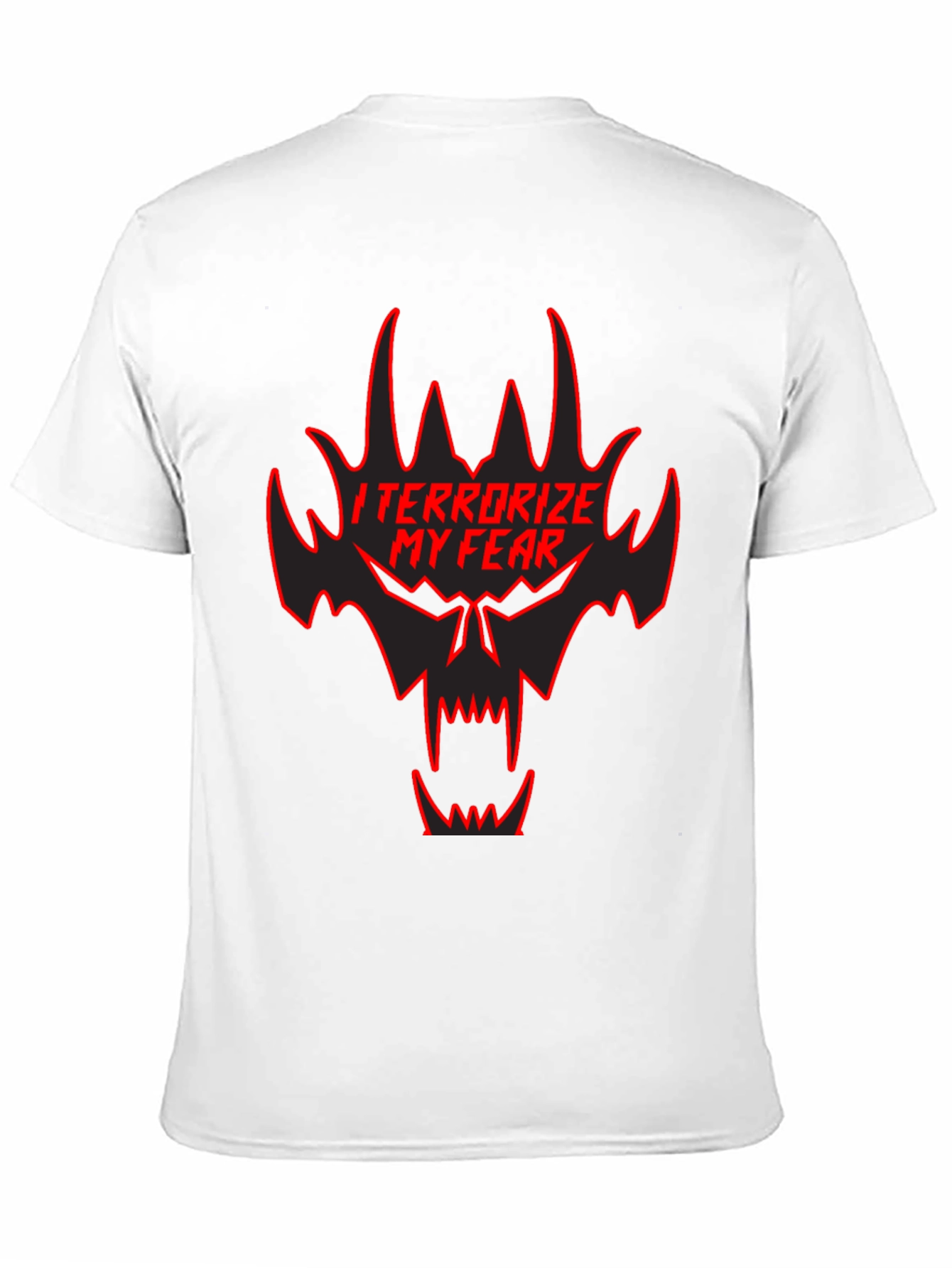 Black Terrorize My Fear Black Graphic Tee view 11