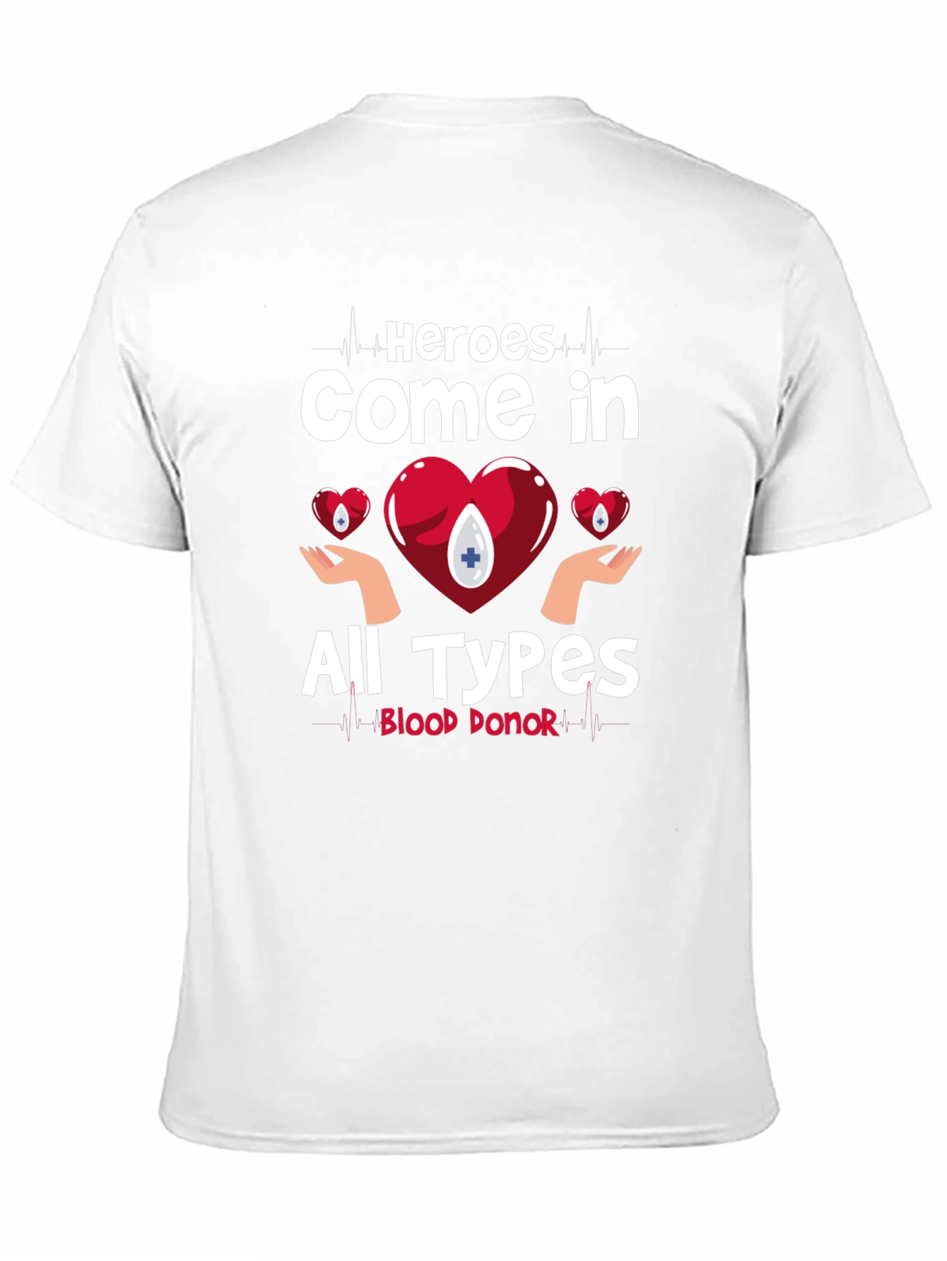 Black Heroes Come in All Types Blood Donor T-Shirt view 11