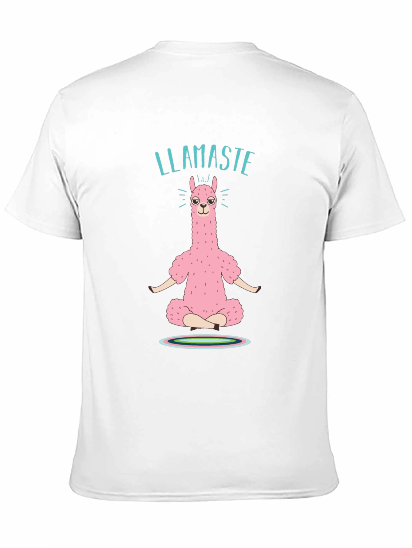 Black Llamaste Yoga Black T-Shirt view 11