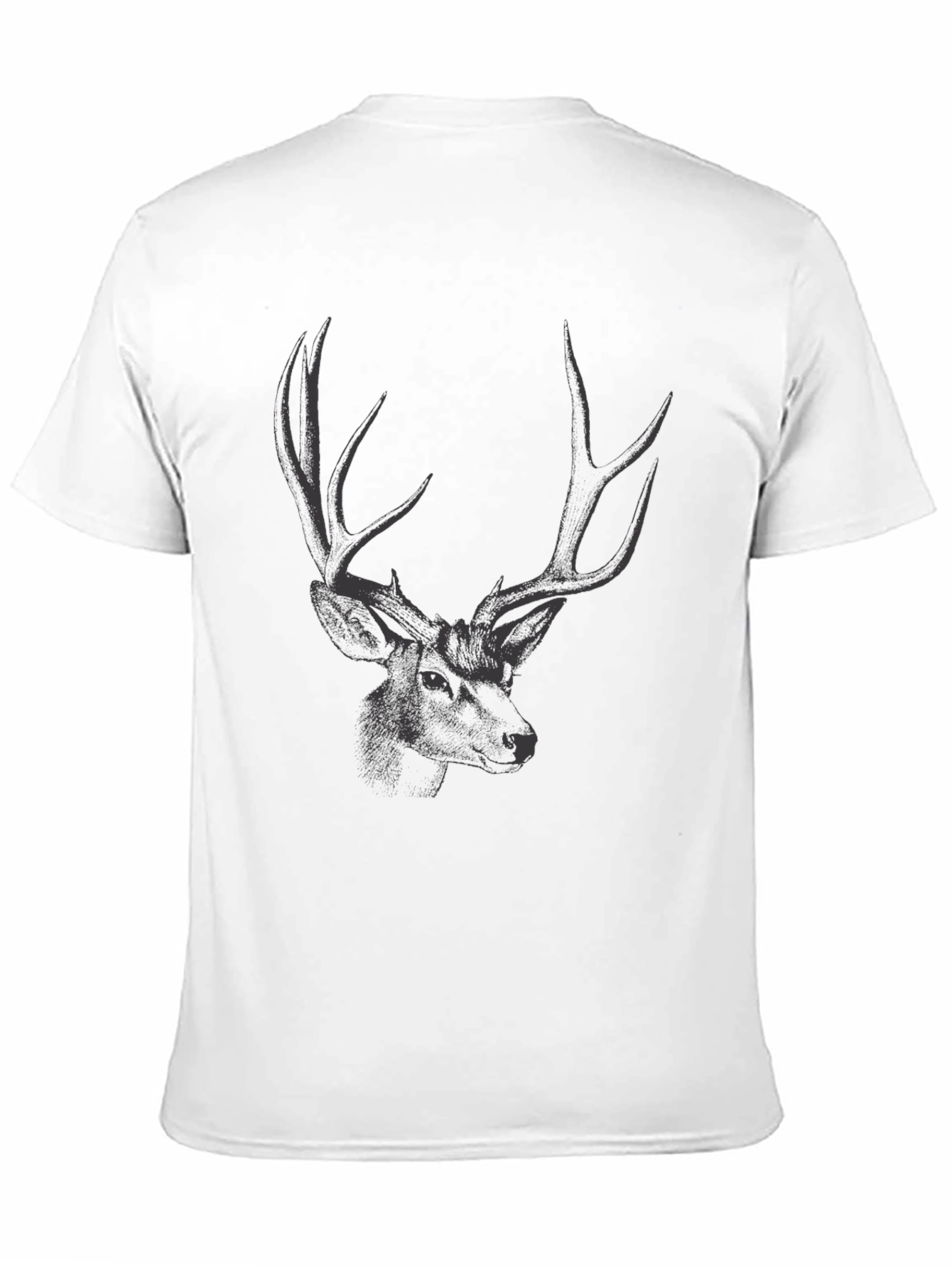 Black Deer Graphic T-Shirt view 11