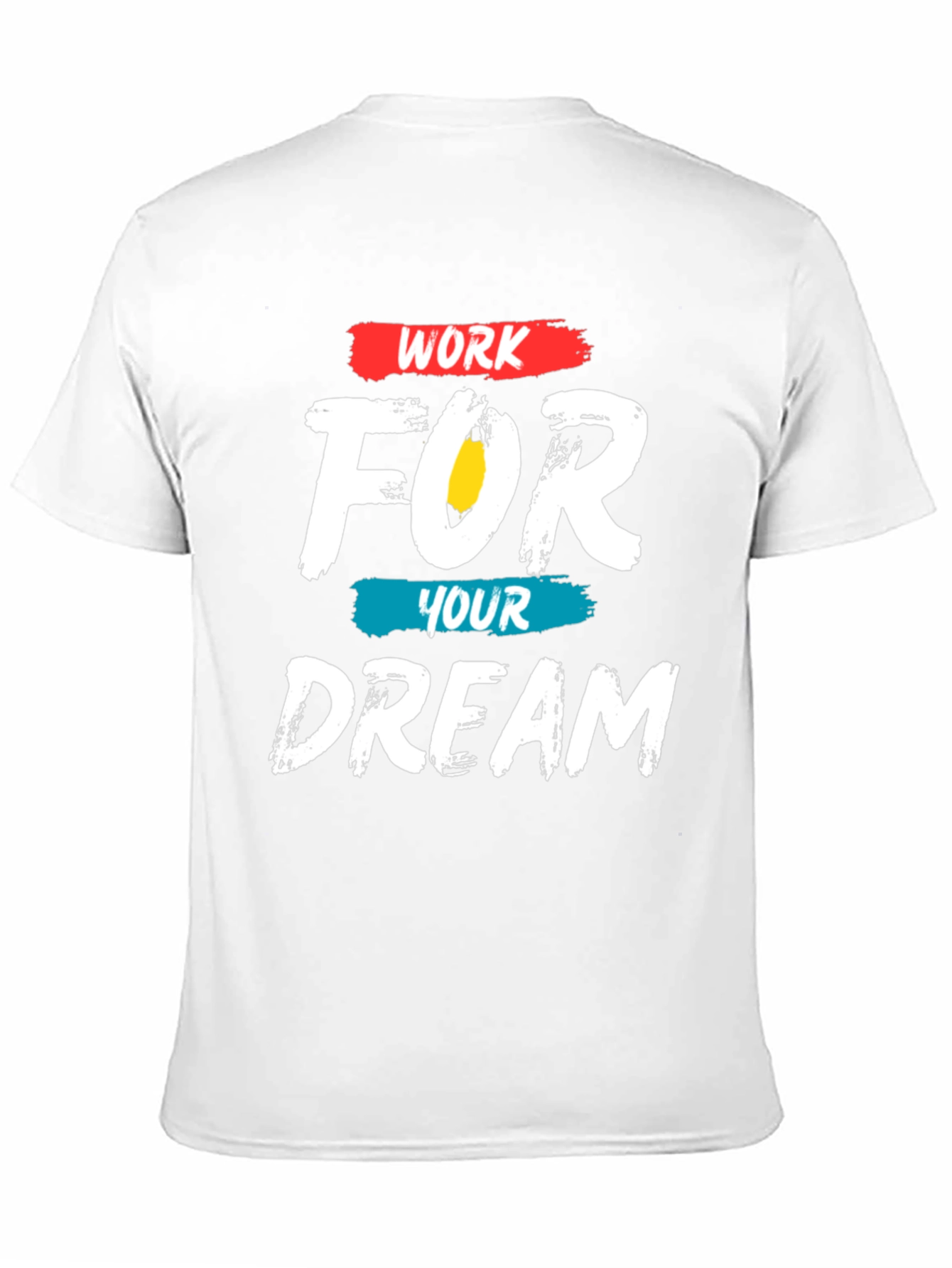 Black Work For Your Dream Graphic Tee - Motivational T-Shirt view 11