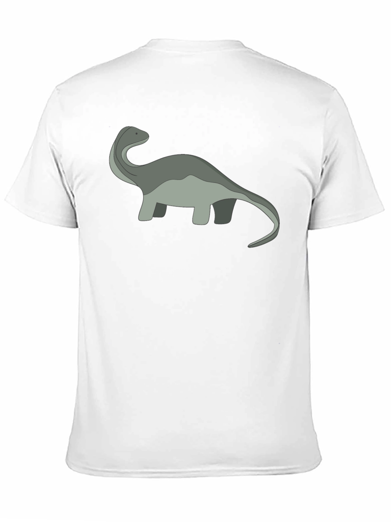 Black Cartoon Dinosaur Graphic Tee - Black view 11