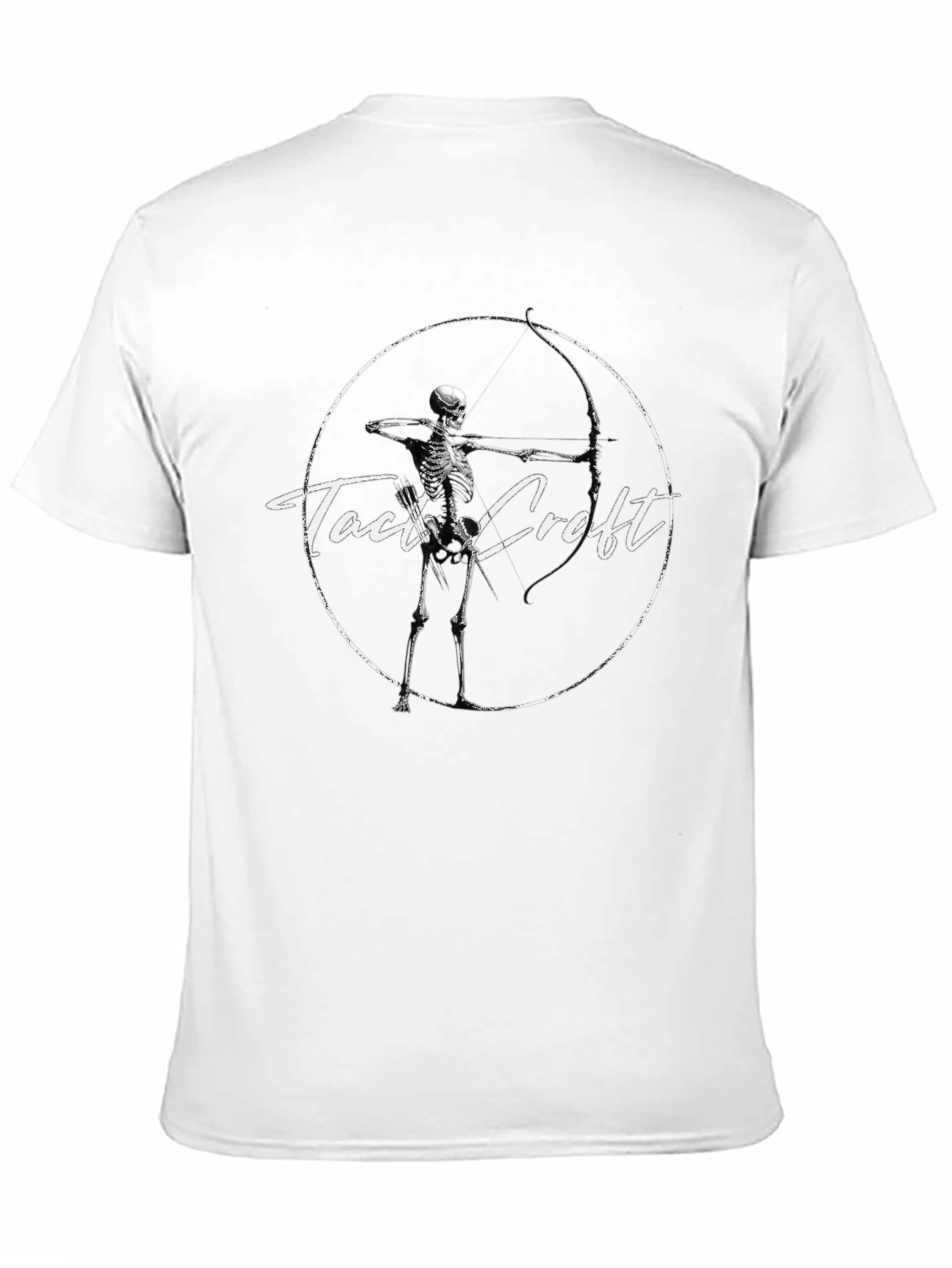 Black Tact Croft Skeleton Archer Graphic Tee - Black view 11