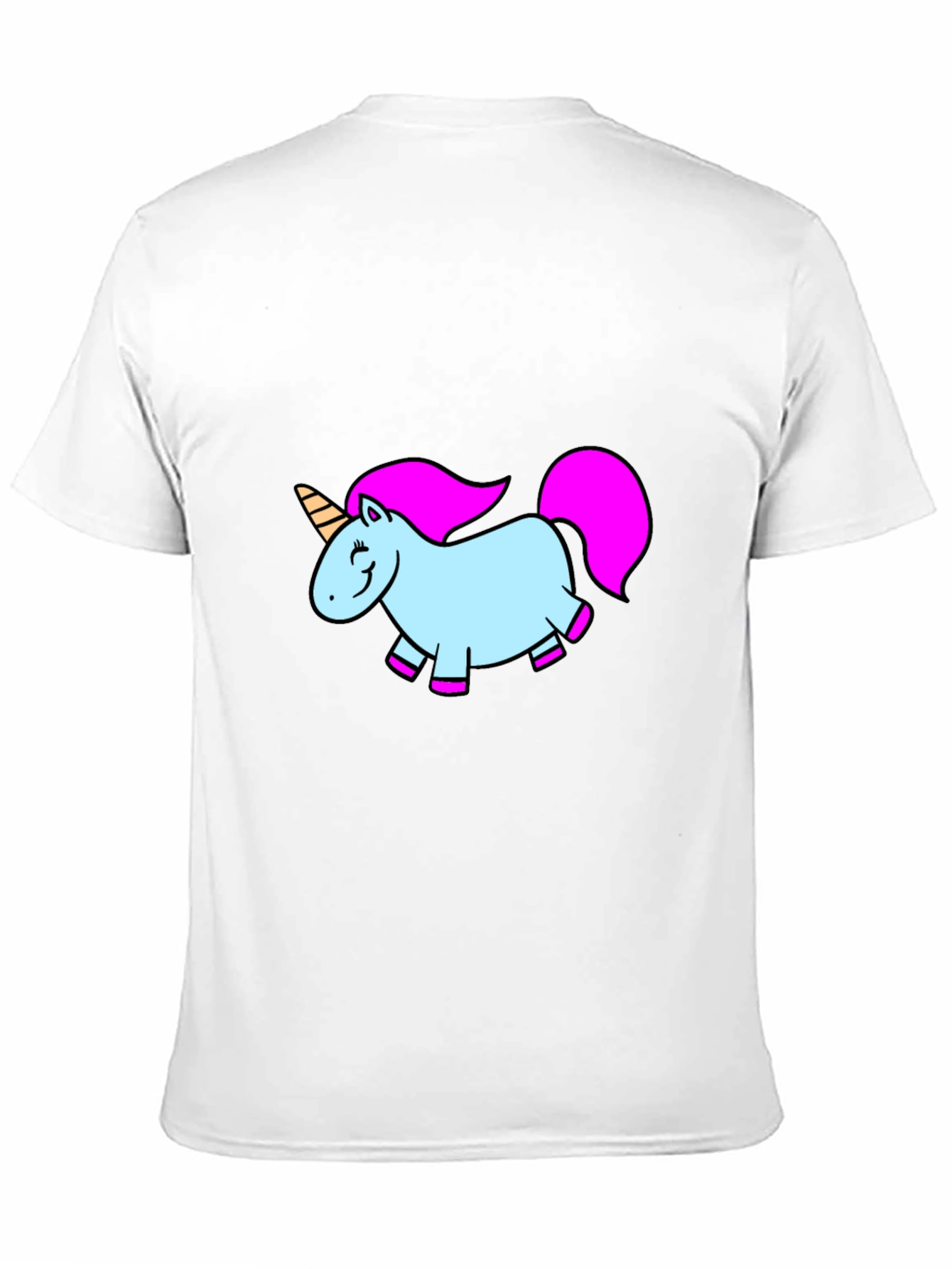 Black Unicorn Graphic Black T-Shirt view 11