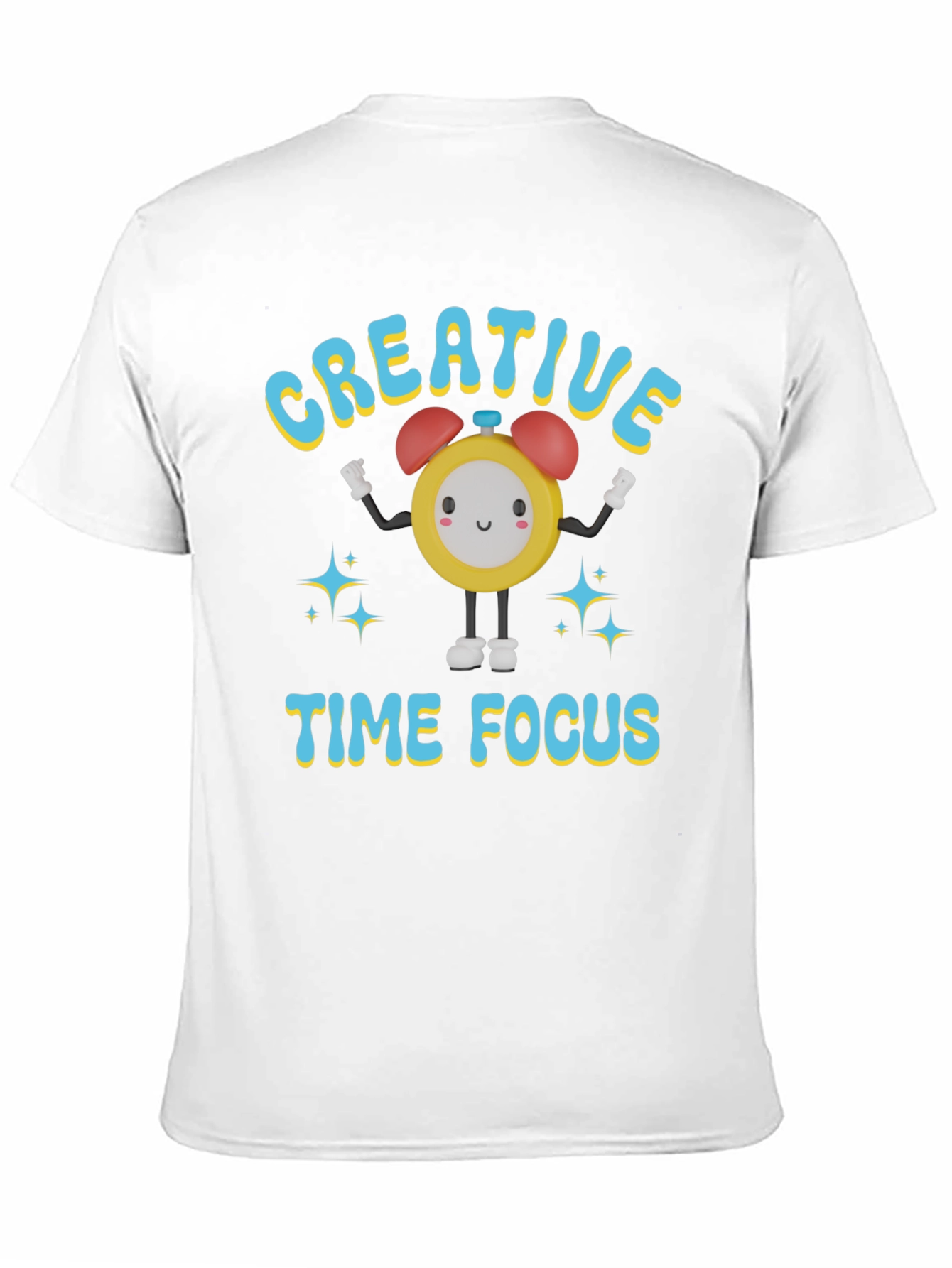 Black Creative Time Focus Graphic Tee view 11
