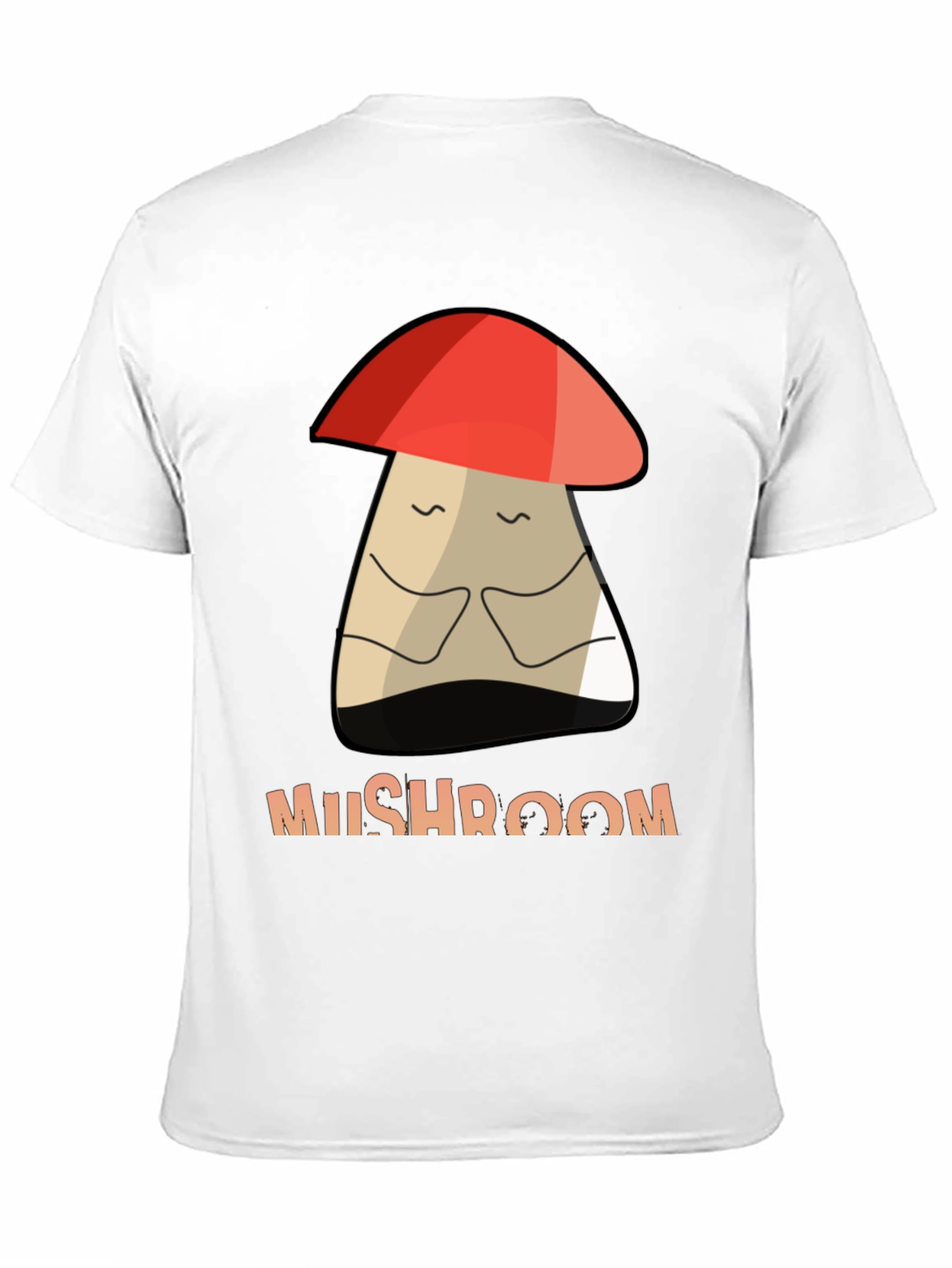 Black Mushroom Graphic Tee - Unisex Cotton T-Shirt view 11