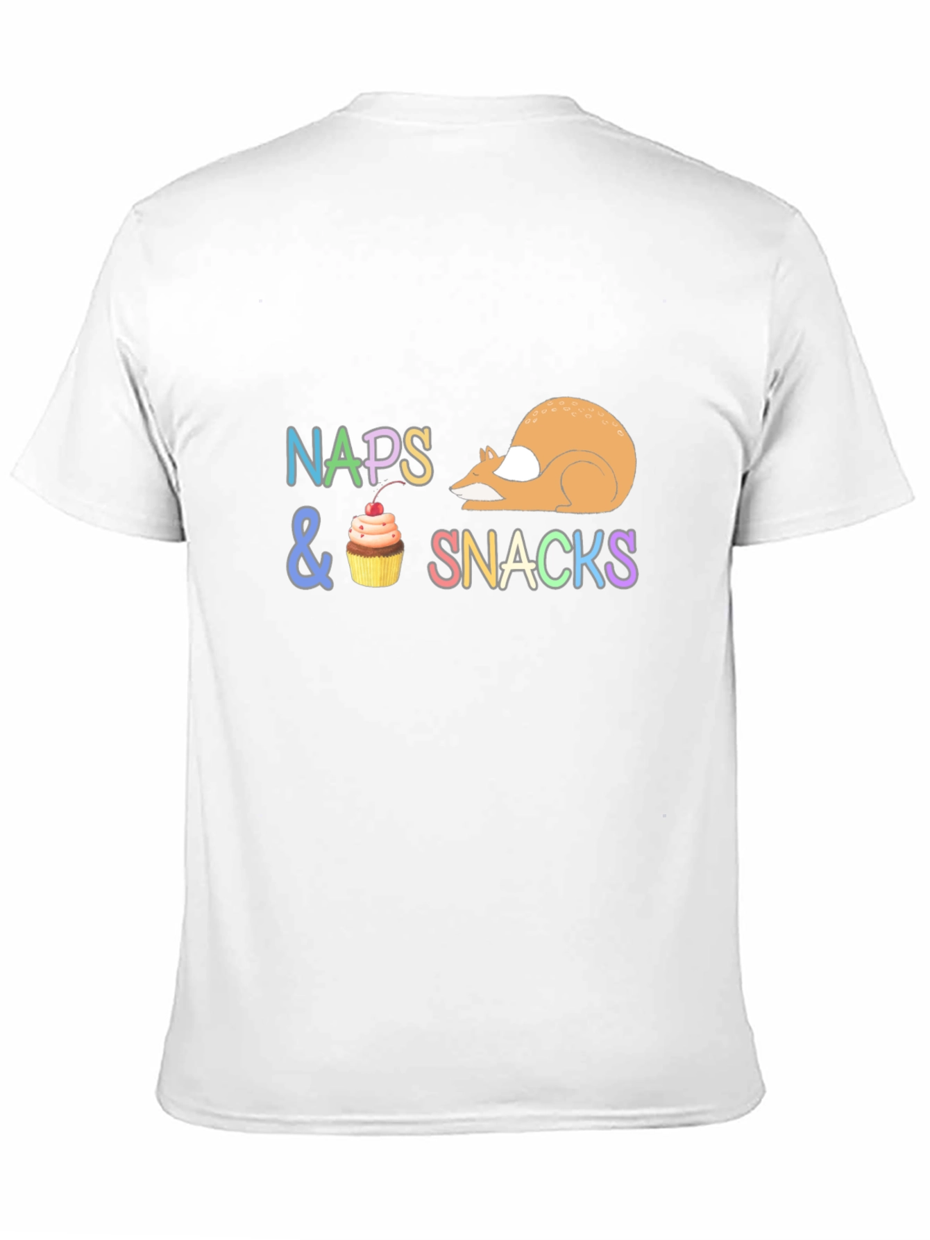Black Naps & Snacks Graphic Tee - Cozy Comfort view 11
