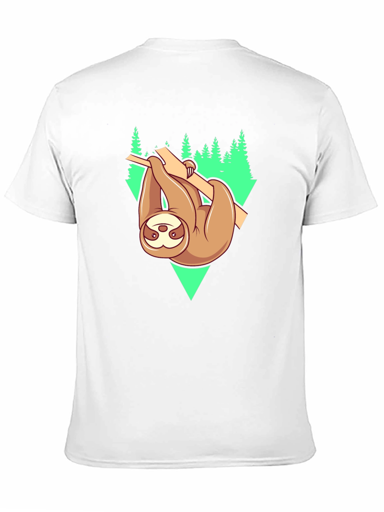 Black Sloth Hanging From Tree Graphic Tee view 11