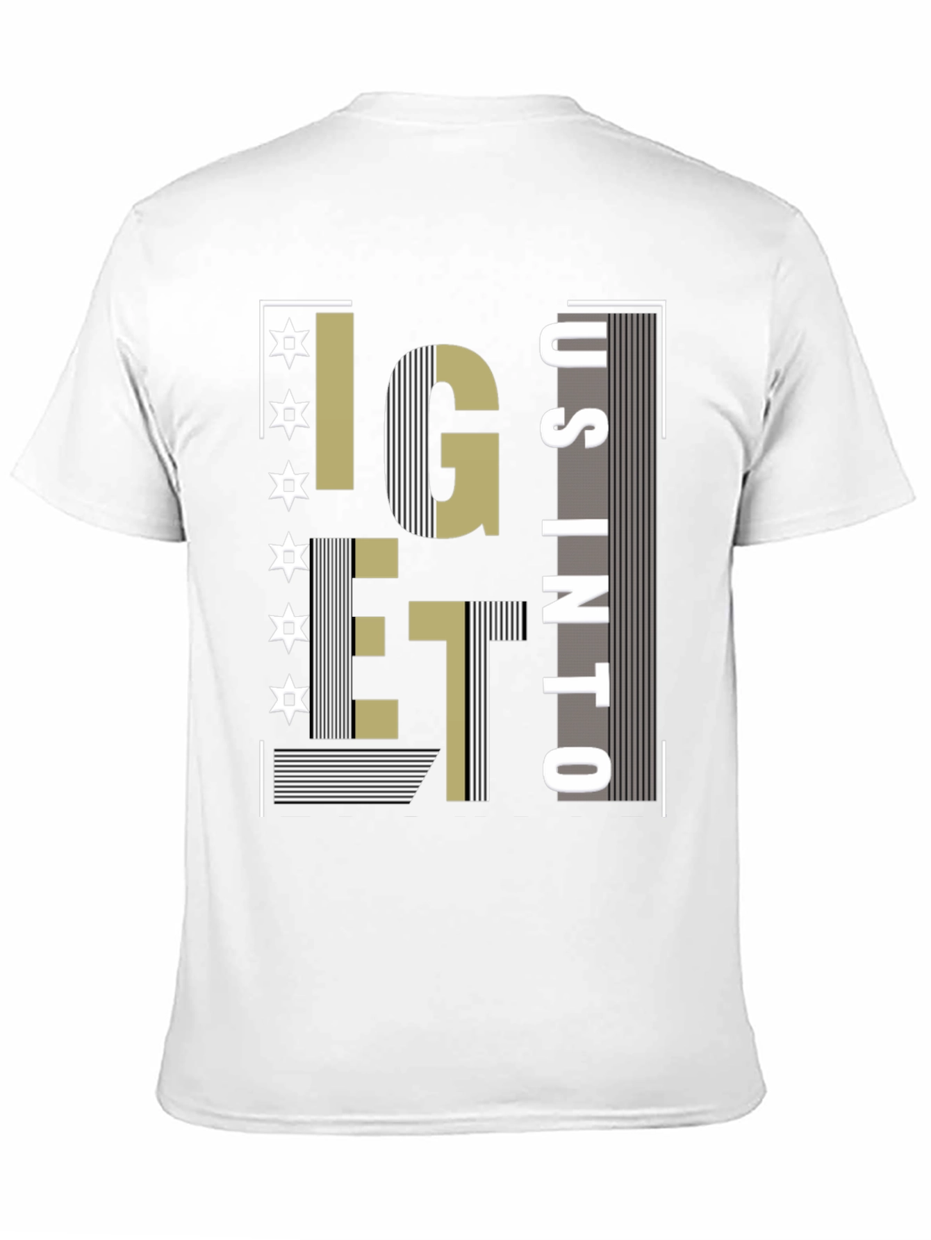 Black Stylish Graphic Tee - I Get Us Into... view 11