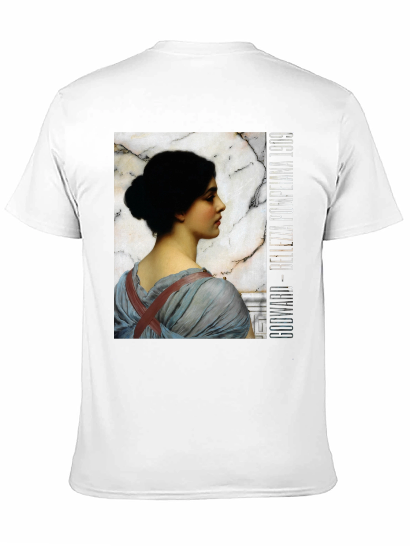Black Godward Bellezza Pompeiana 1909 T-Shirt view 11