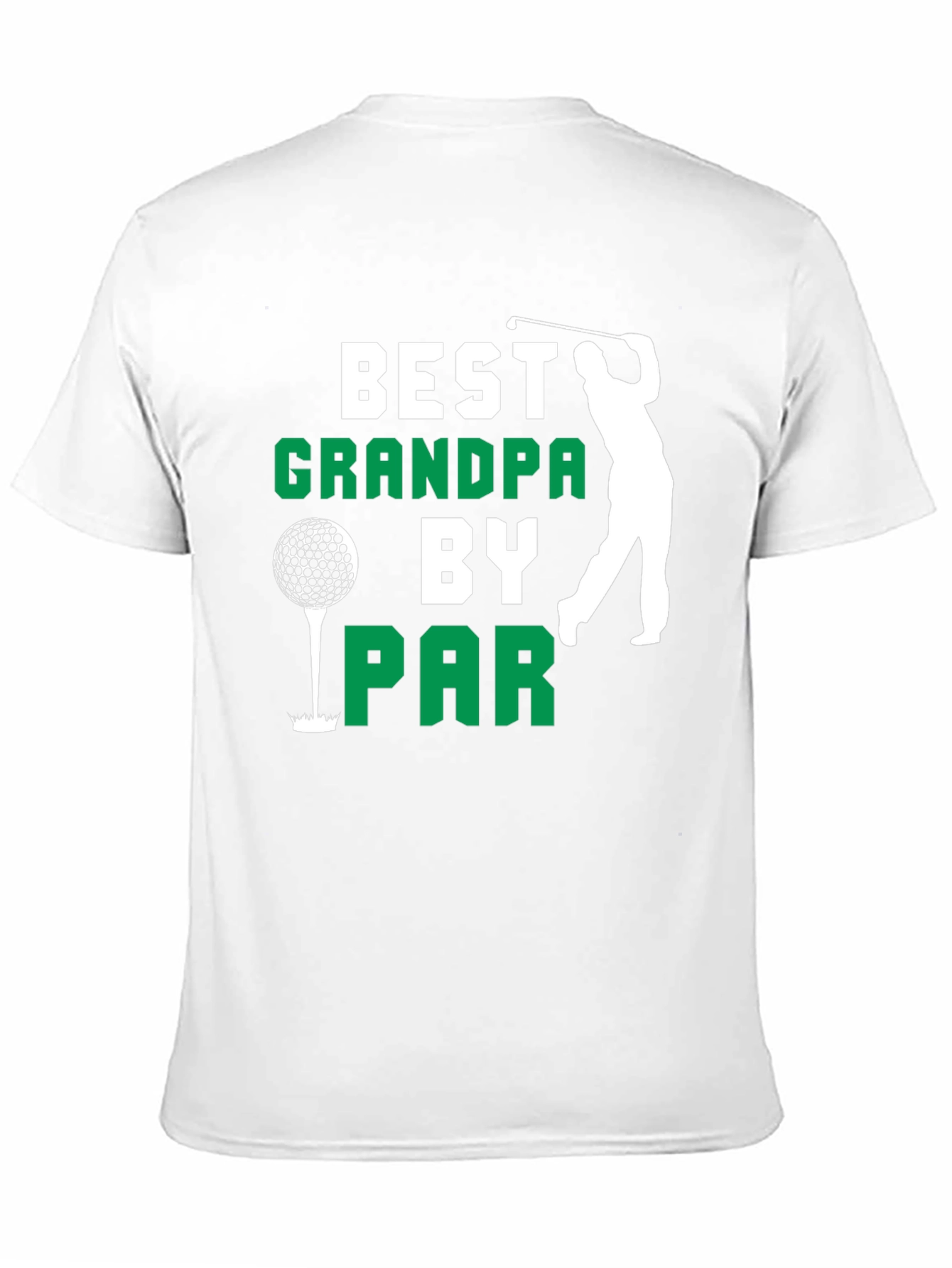 Black Best Grandpa By Par Golf T-Shirt view 11