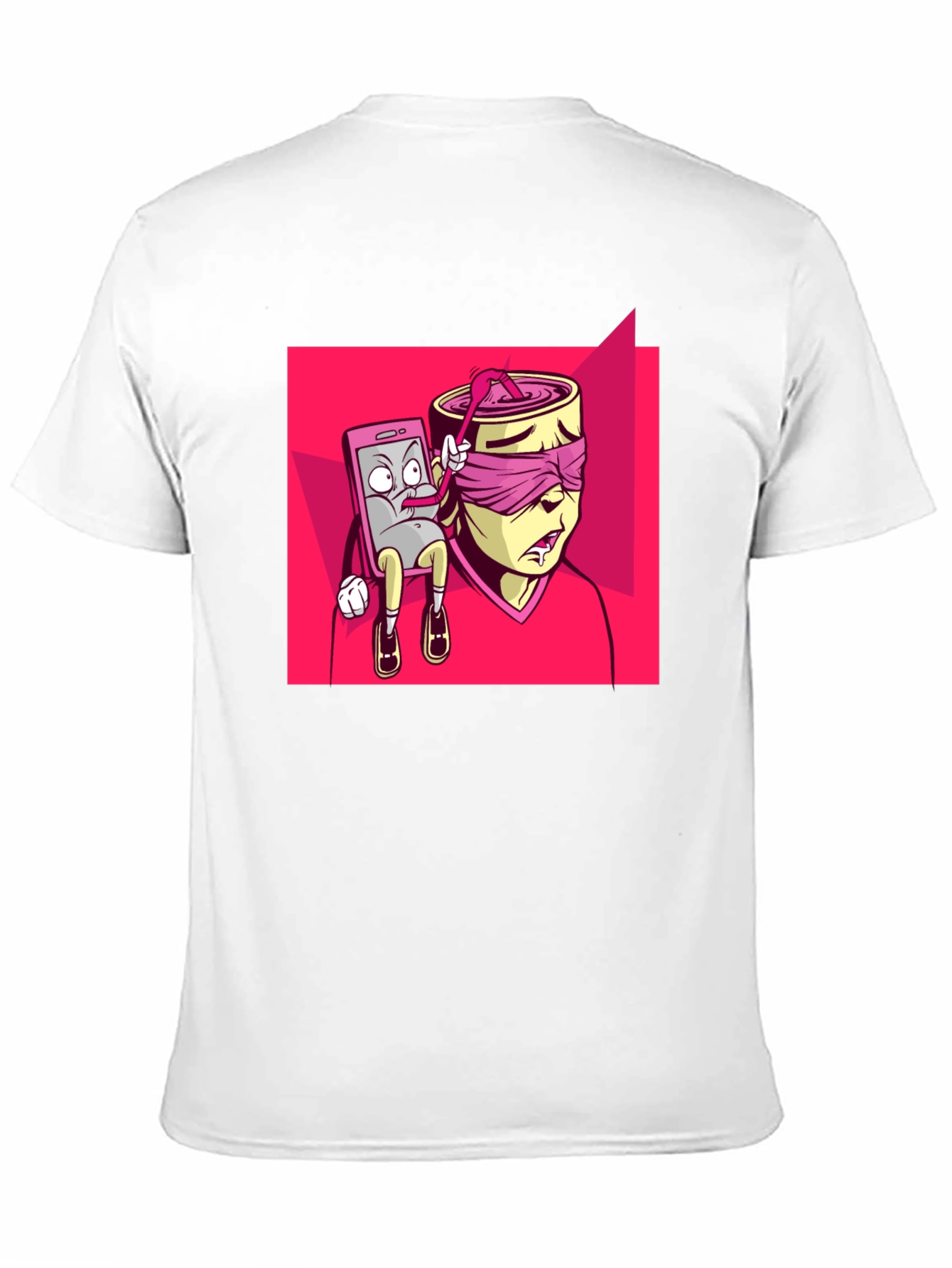 Black Unique Graphic Print Tee - Black T-Shirt view 11