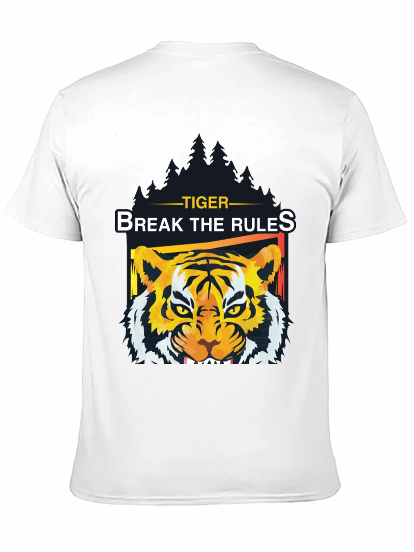 Black Tiger Break The Rules Graphic Tee view 11