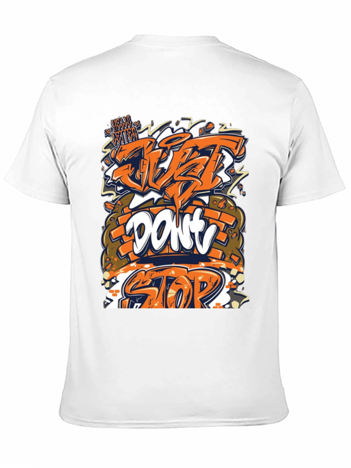 Black Just Don't Stop Graphic Tee view 11