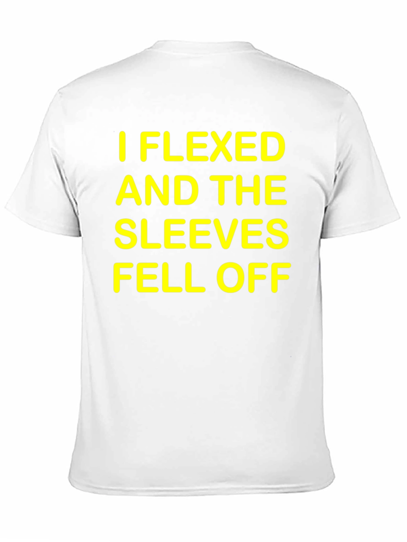 Black I Flexed and The Sleeves Fell Off Graphic T-Shirt view 11
