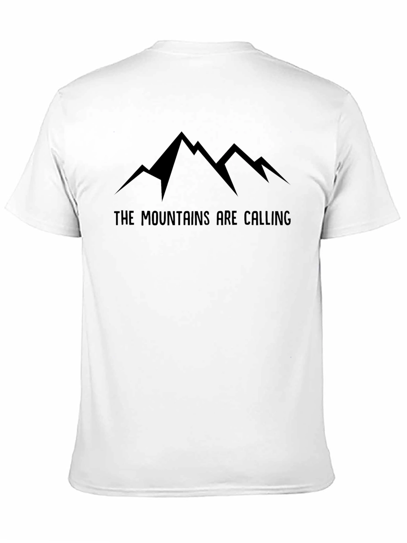 Black Mountains are Calling Black Graphic Tee view 11