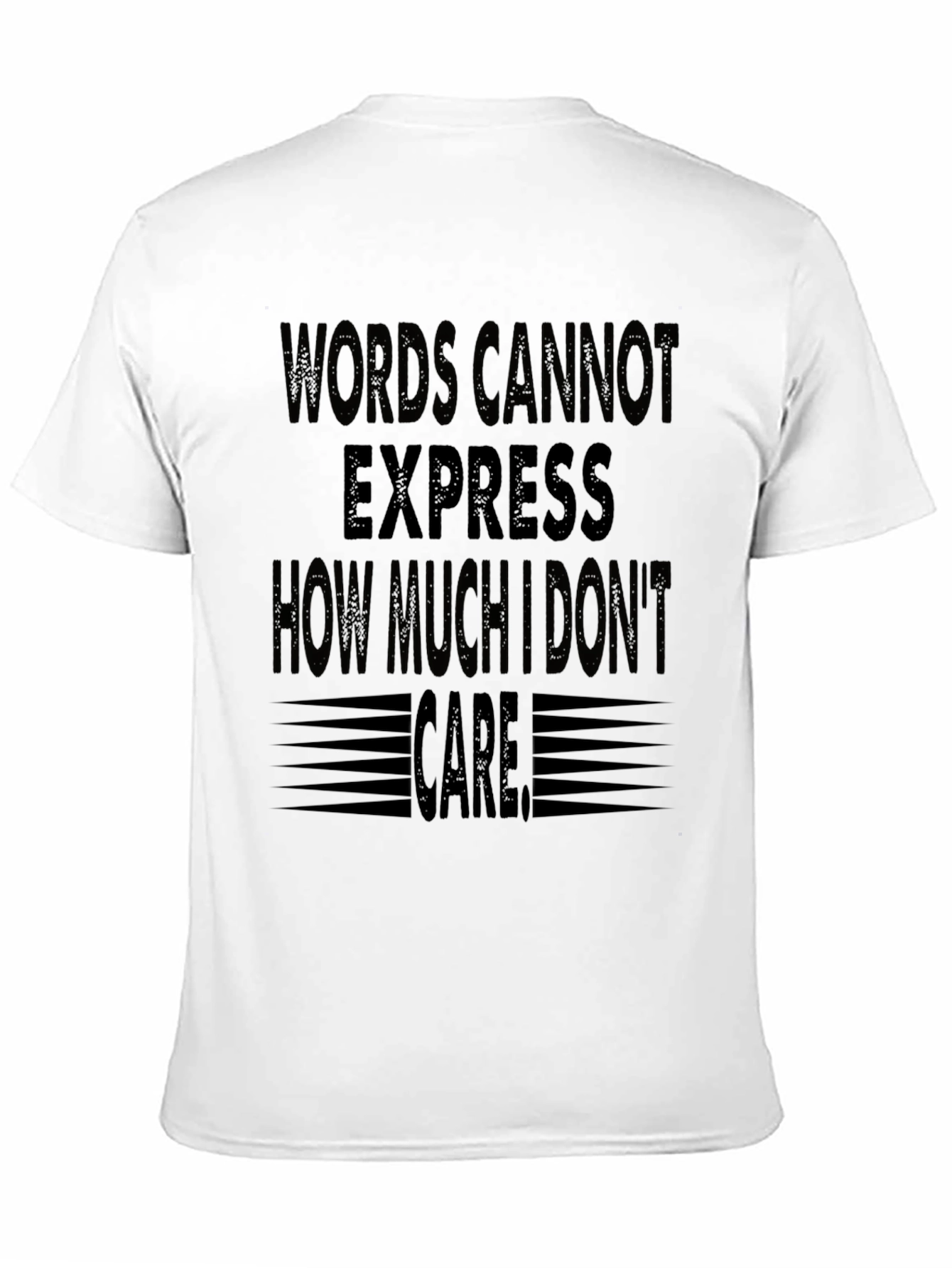 Black Words Cannot Express Funny Graphic T-Shirt view 11