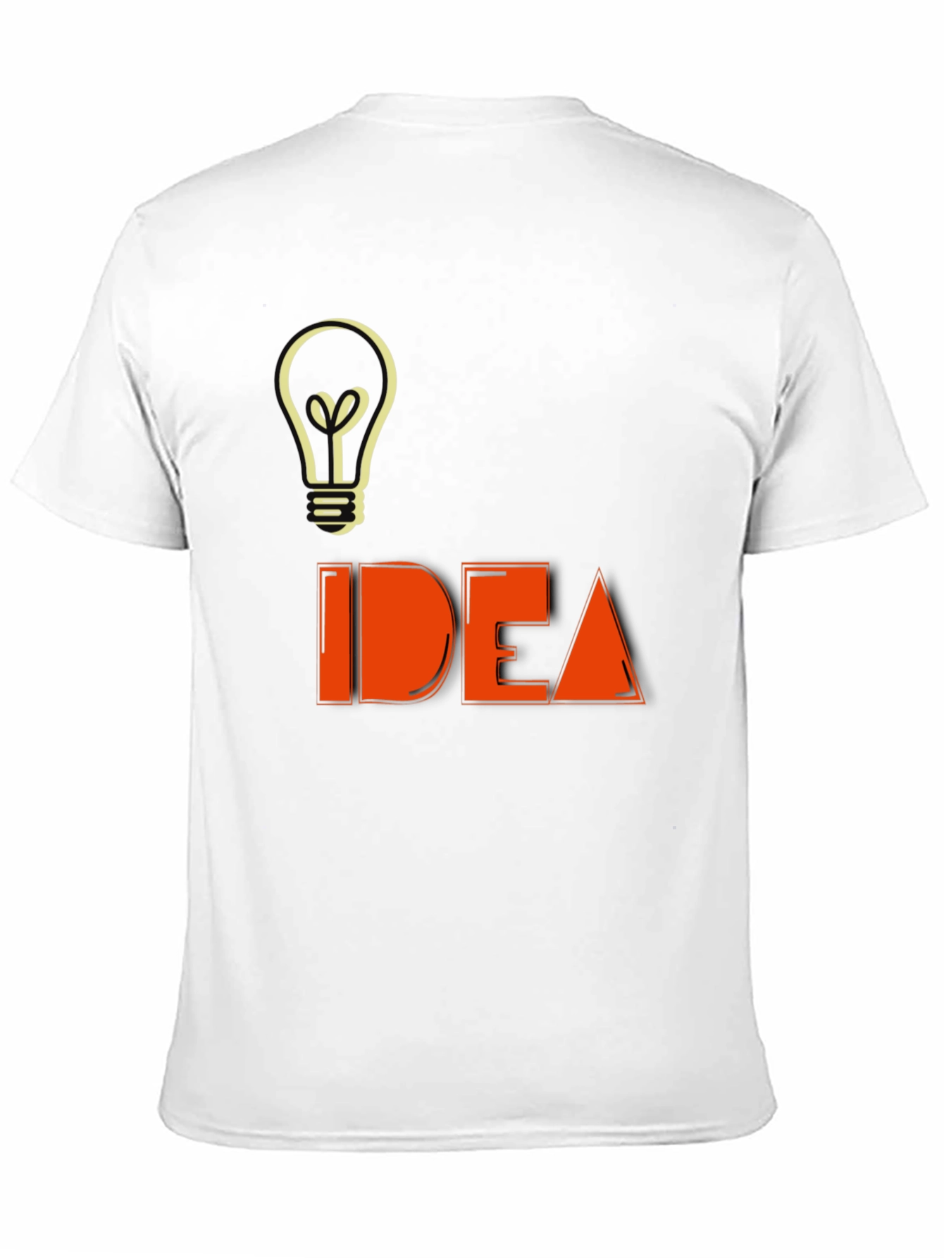 Black Idea Light Bulb Graphic Tee - Think Outside the Box view 11
