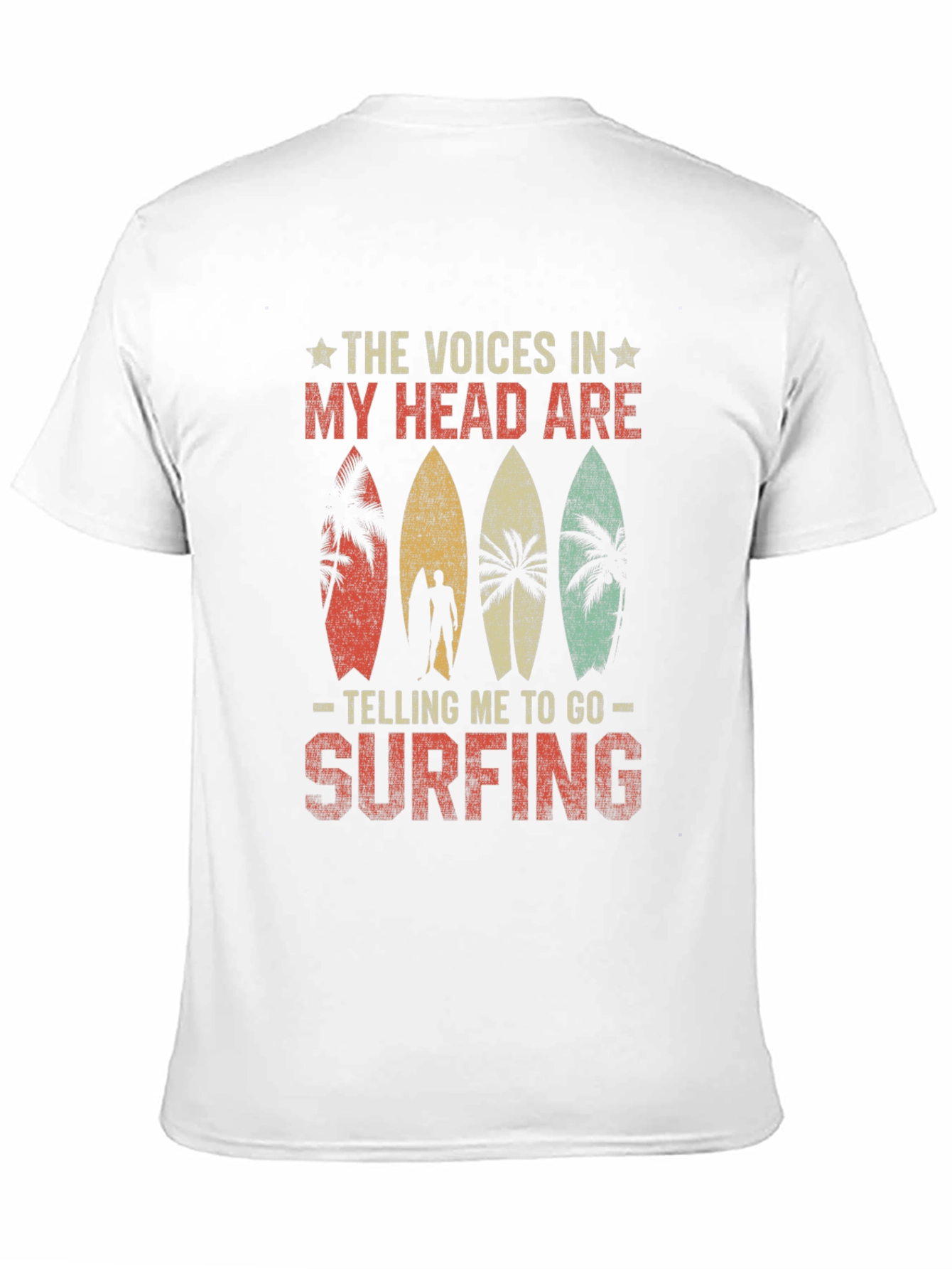 Black Surf's Up Tee - The Voices In My Head T-Shirt view 11