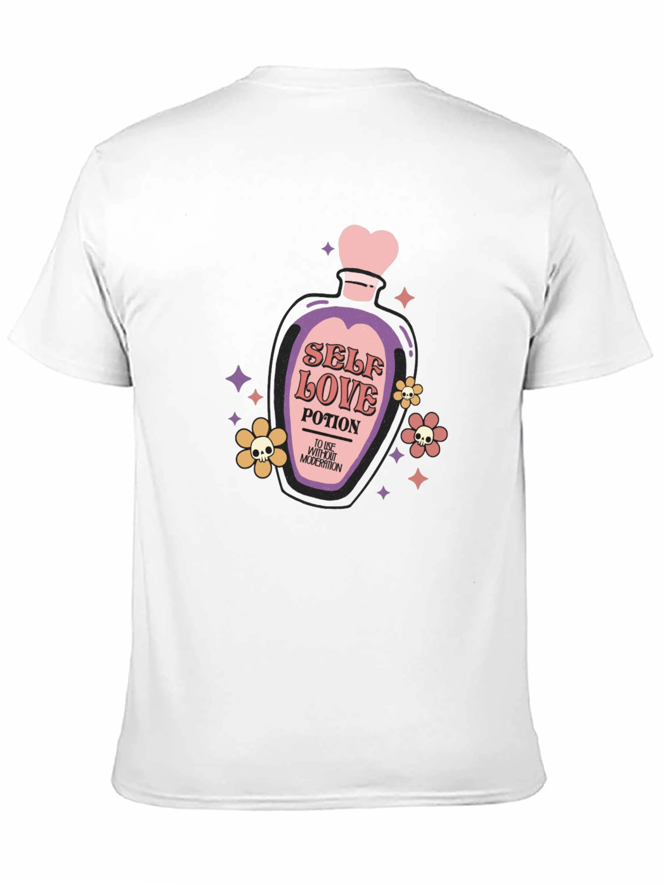 Black Self Love Potion Graphic Tee view 11