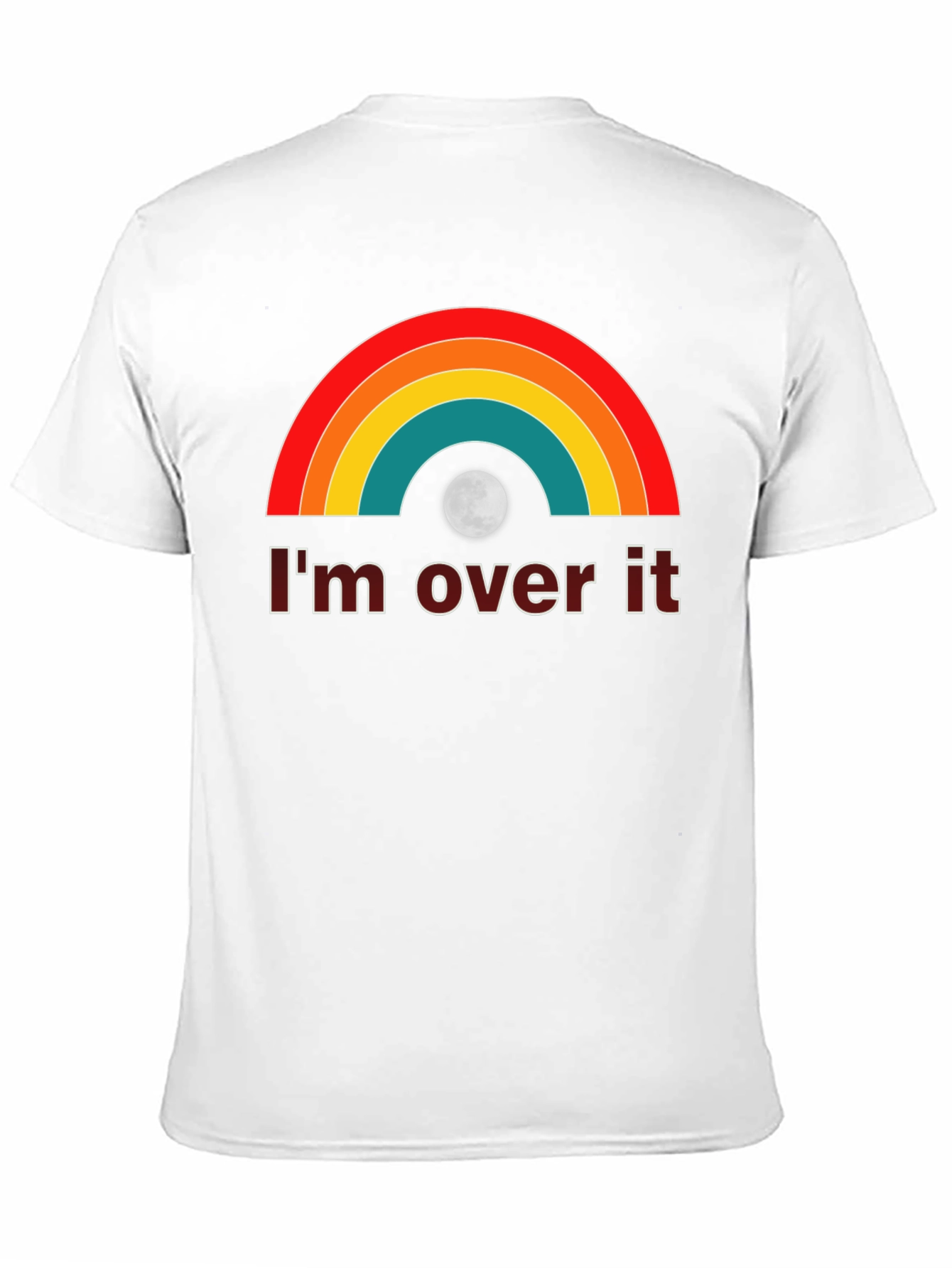 Black I'm Over It Rainbow Tee view 11